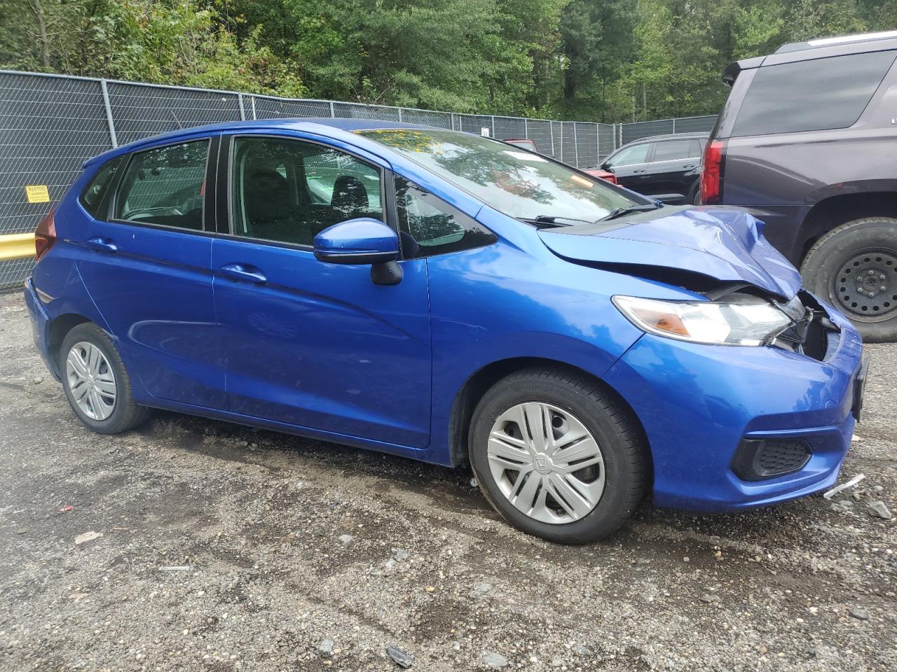 2020 Honda Fit Lx Blue vin: 3HGGK5H48LM703538