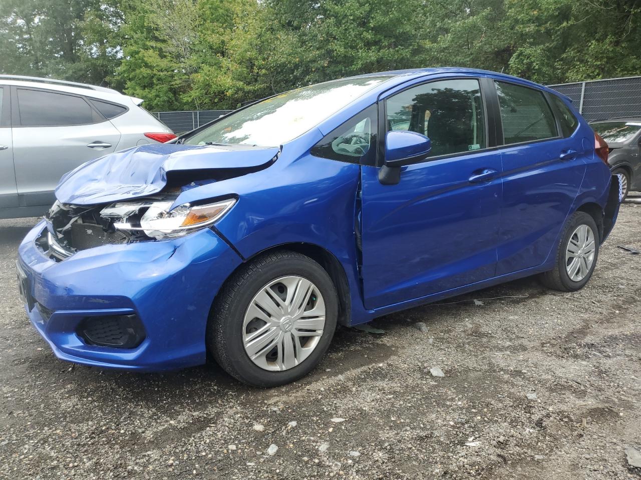 2020 Honda Fit Lx Blue vin: 3HGGK5H48LM703538