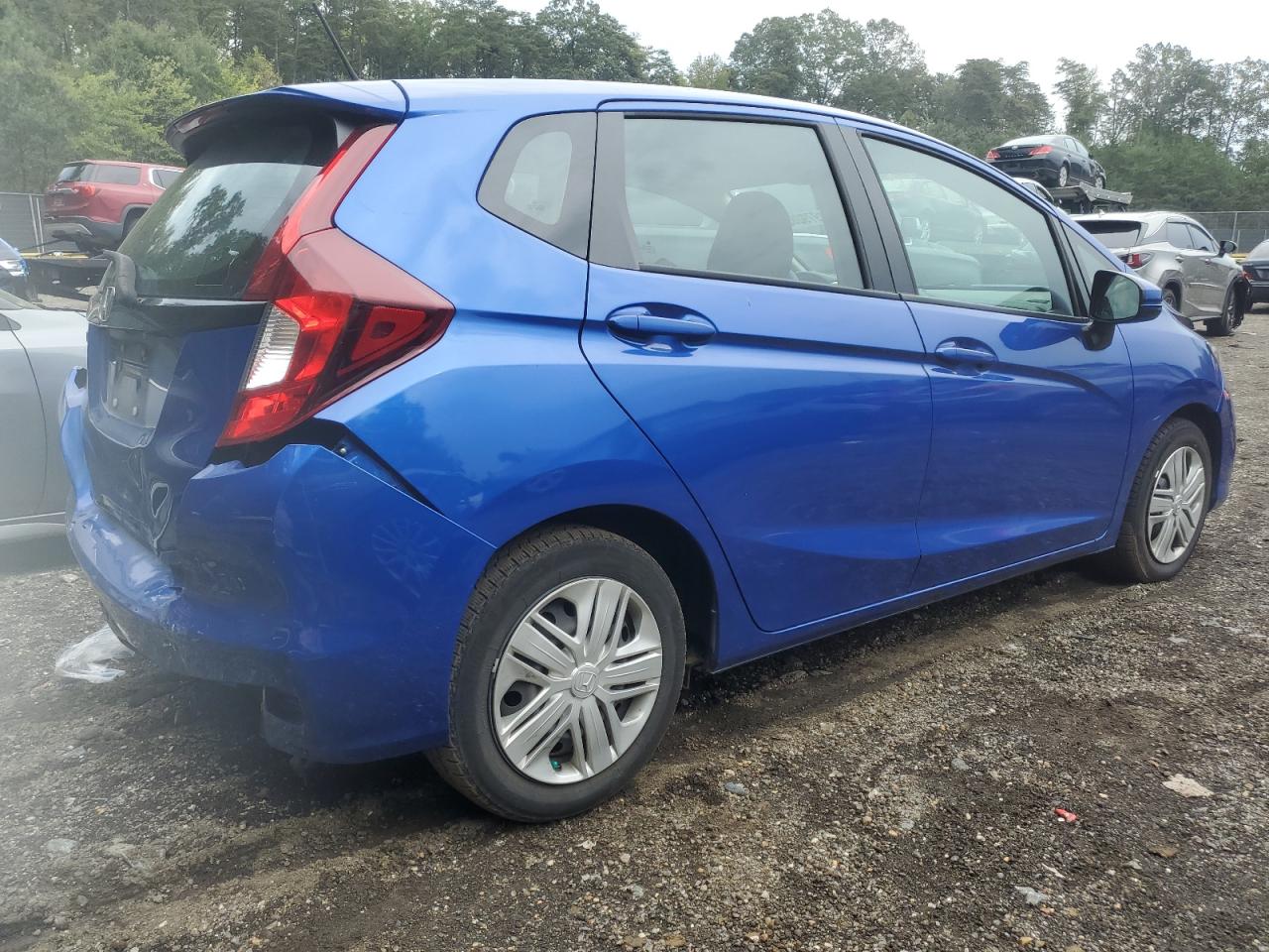 2020 Honda Fit Lx Blue vin: 3HGGK5H48LM703538