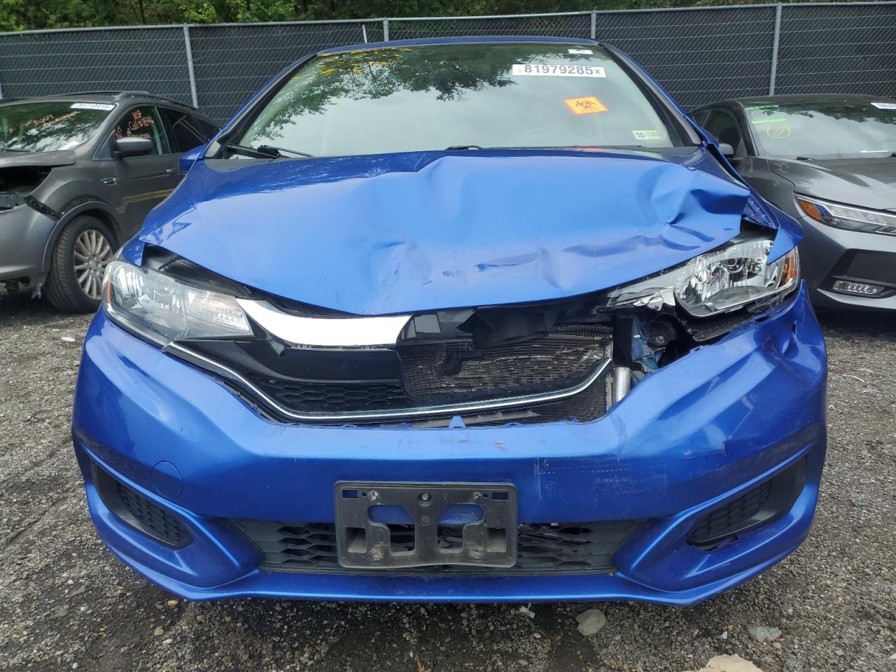 2020 Honda Fit Lx Blue vin: 3HGGK5H48LM703538