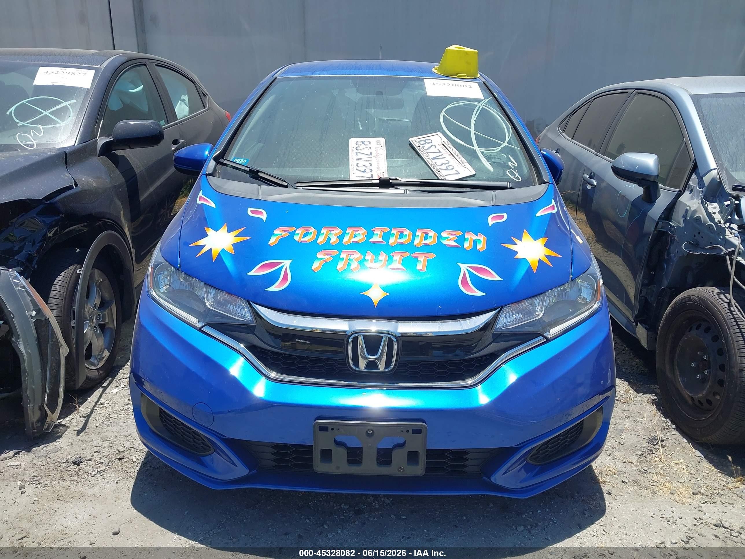 2020 Honda Fit Lx Blue vin: 3HGGK5H48LM729072