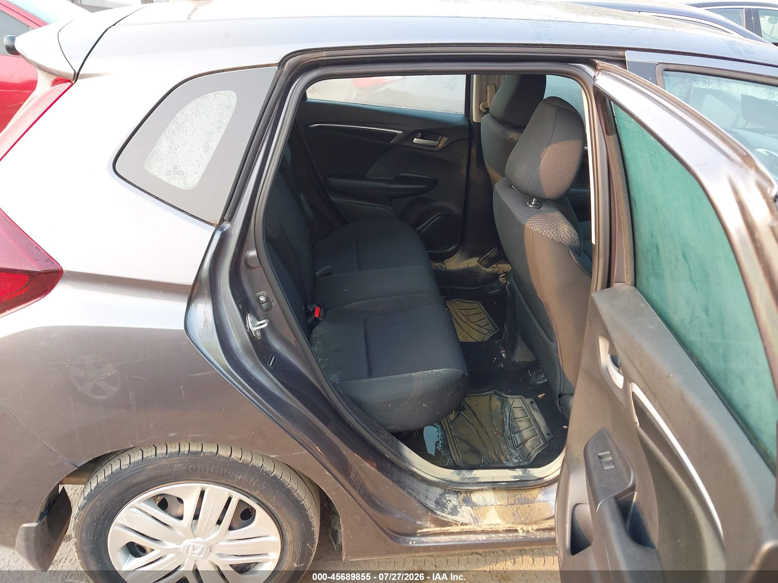 2020 Honda Fit Lx Gray vin: 3HGGK5H49LM701247