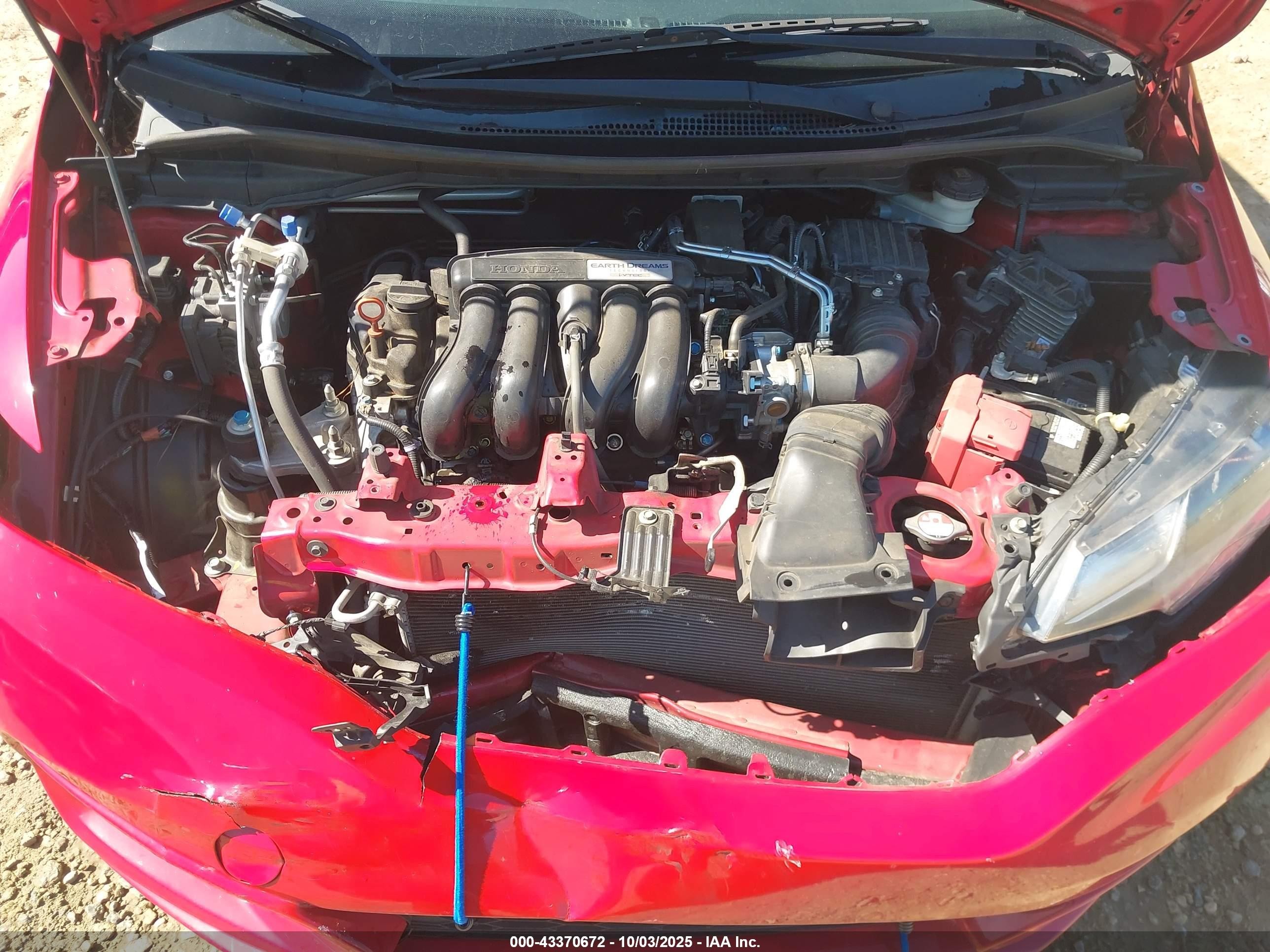 2018 Honda Fit Lx Red vin: 3HGGK5H4XJM735596