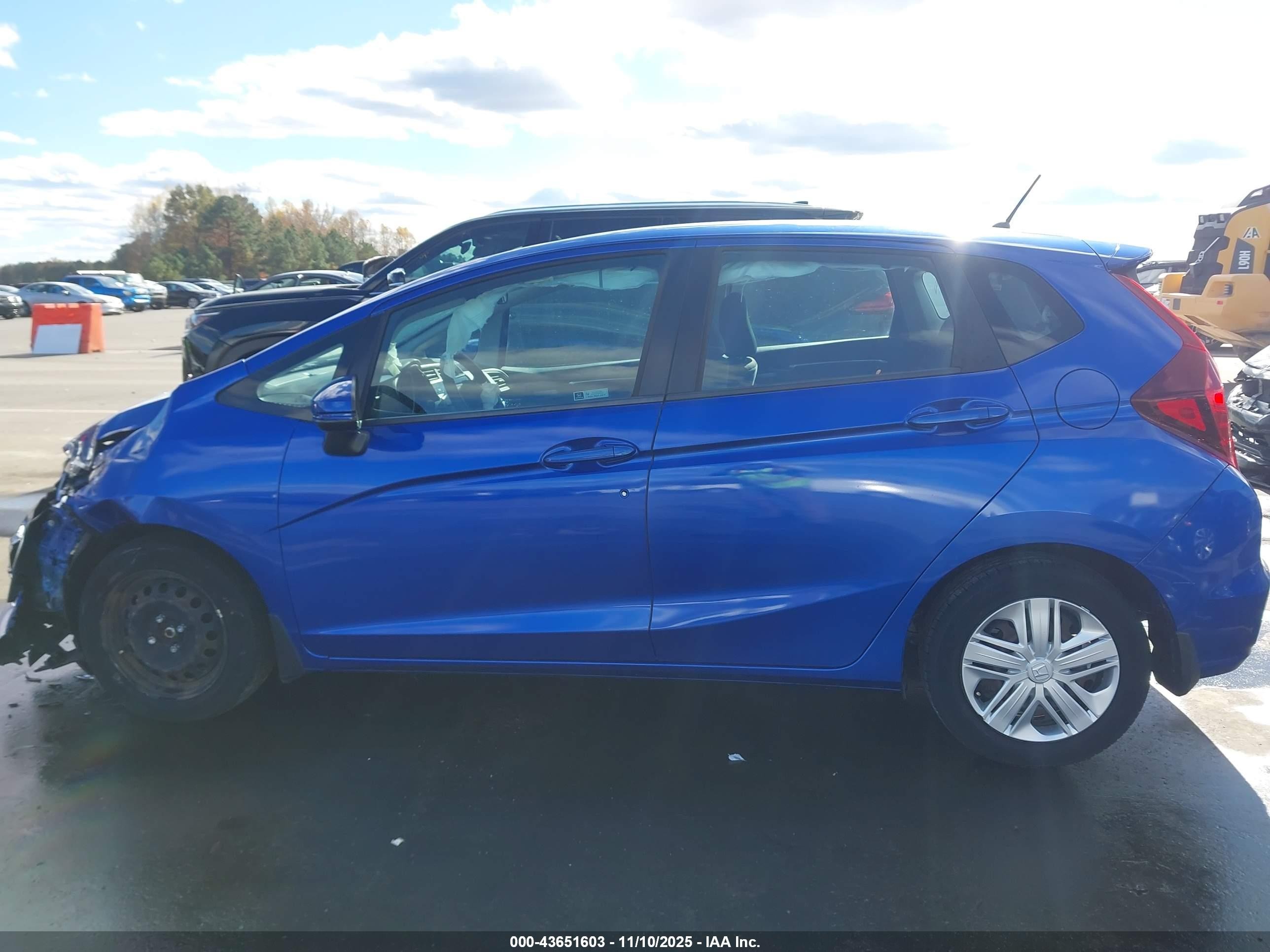 2020 Honda Fit Lx Blue vin: 3HGGK5H4XLM705064