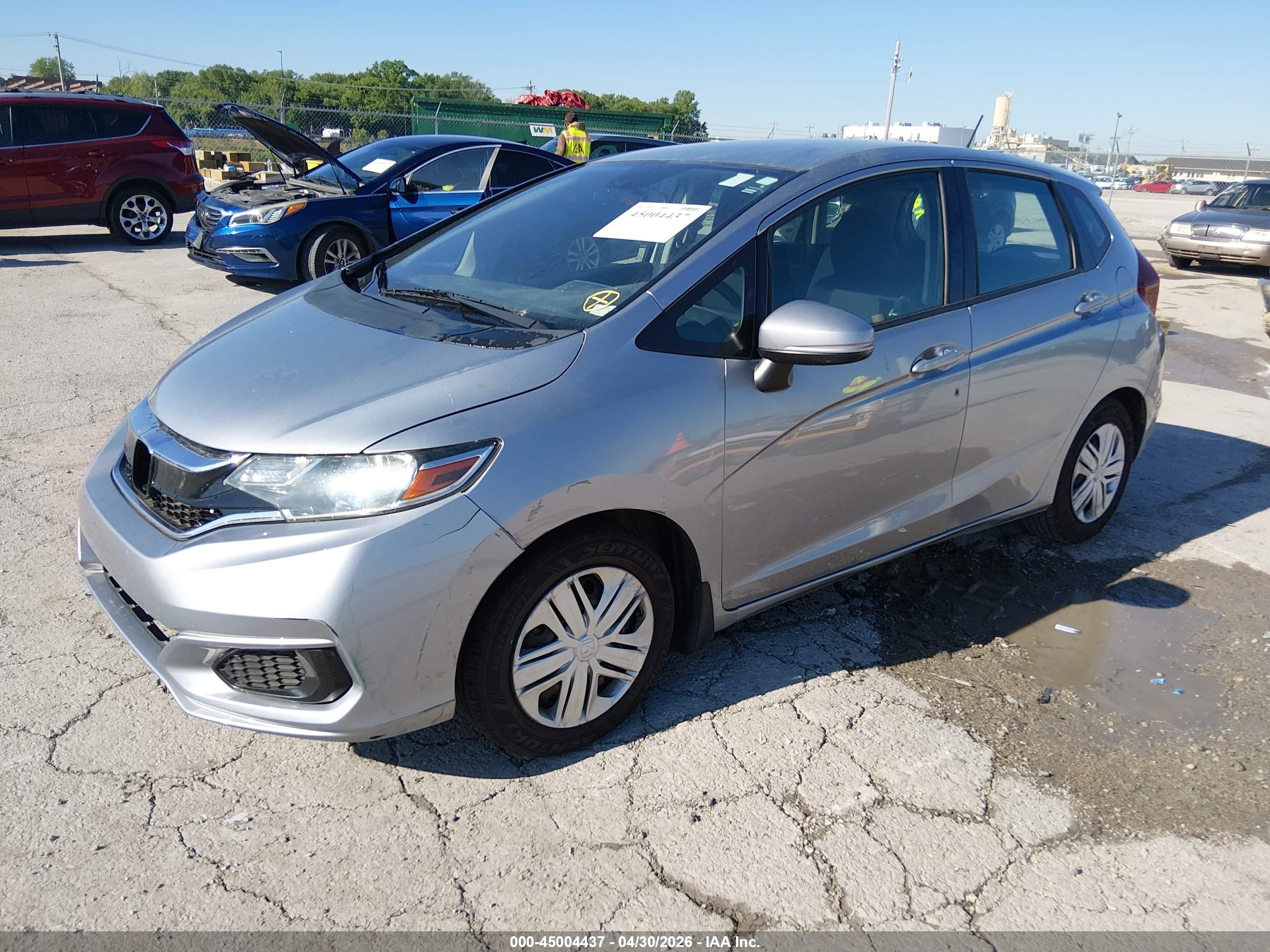 2020 Honda Fit Lx Серый vin: 3HGGK5H4XLM732684
