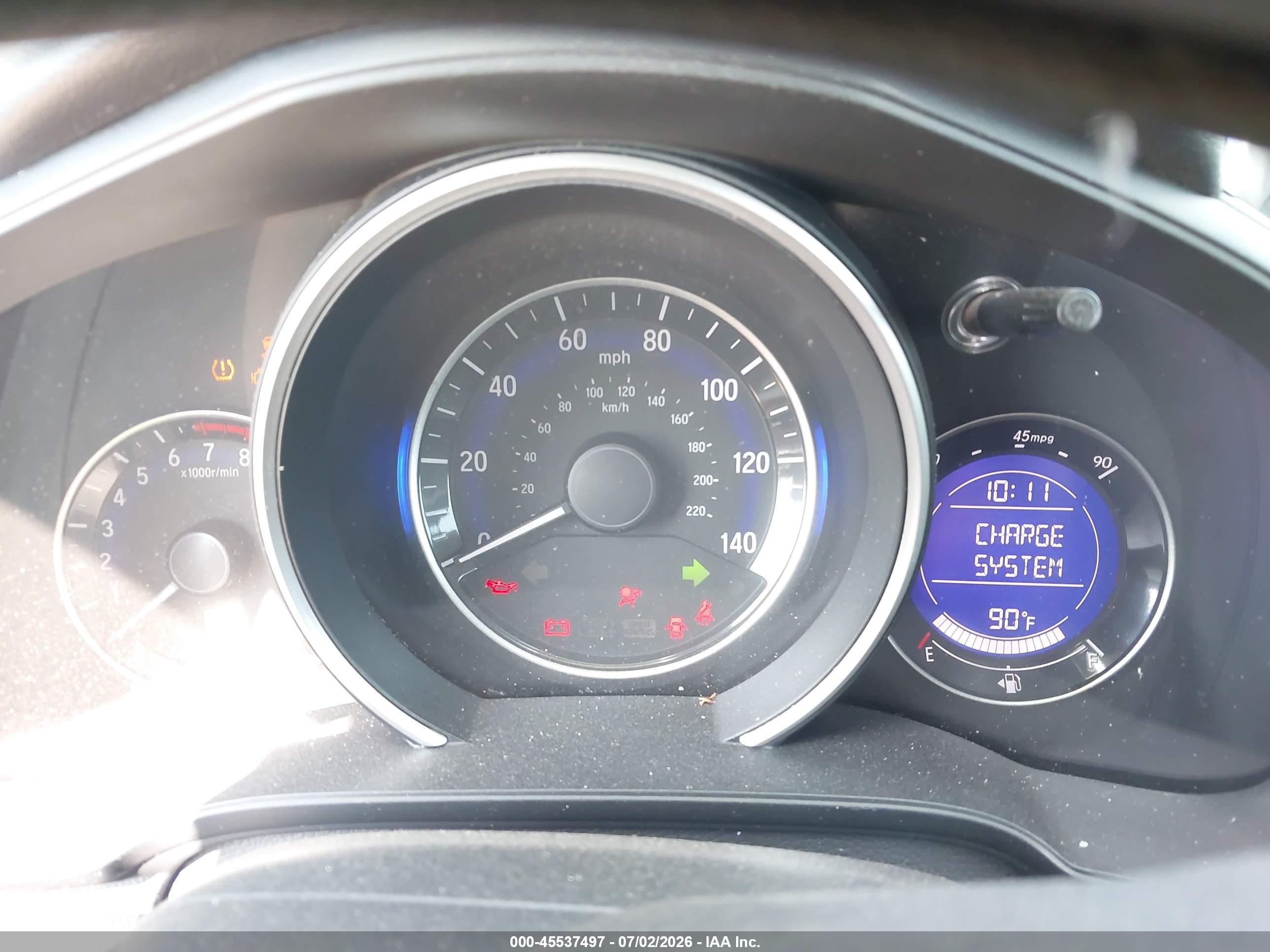 2015 Honda Fit Lx Gray vin: 3HGGK5H50FM760037