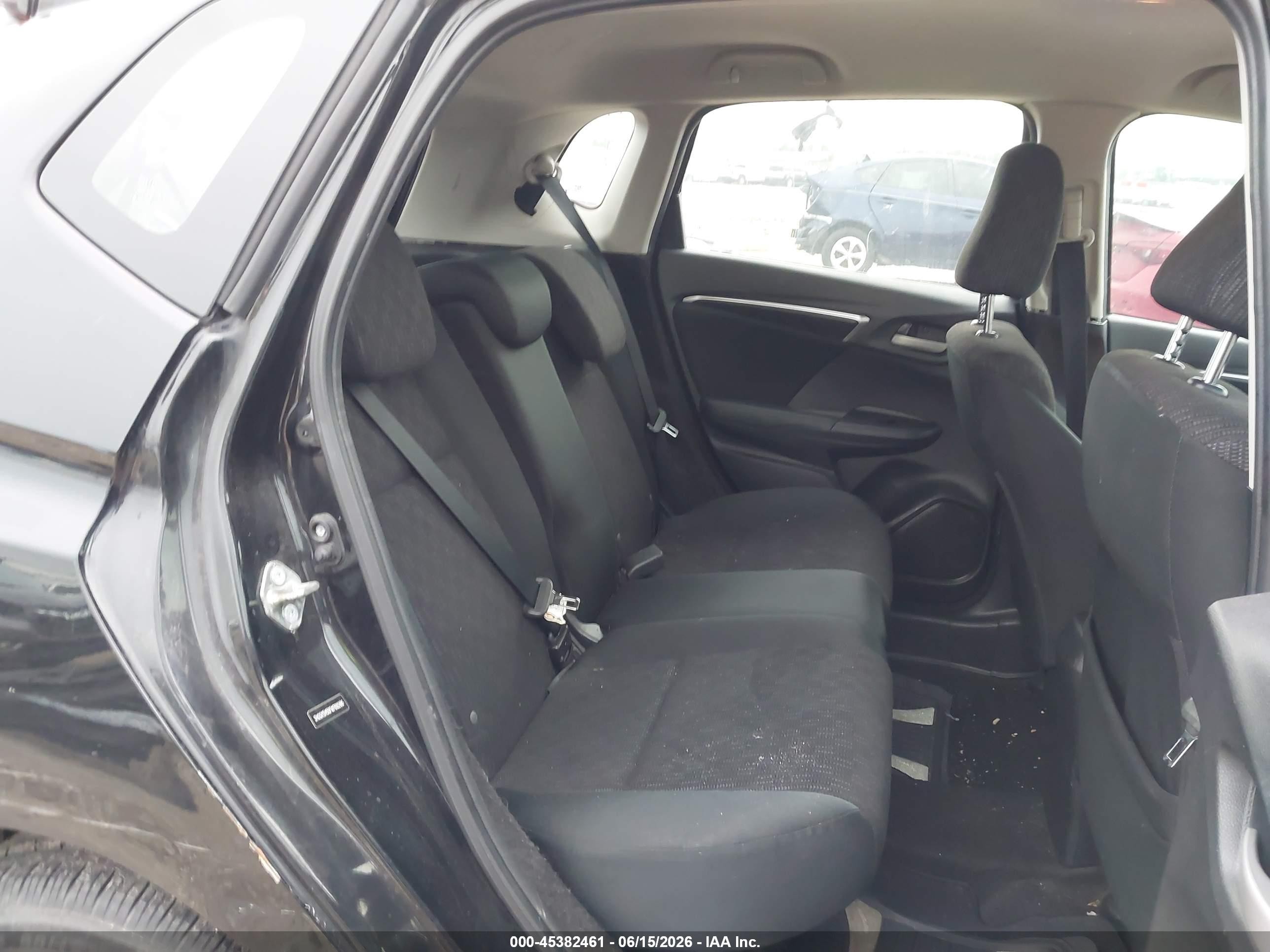 2015 Honda Fit Lx Black vin: 3HGGK5H50FM769286