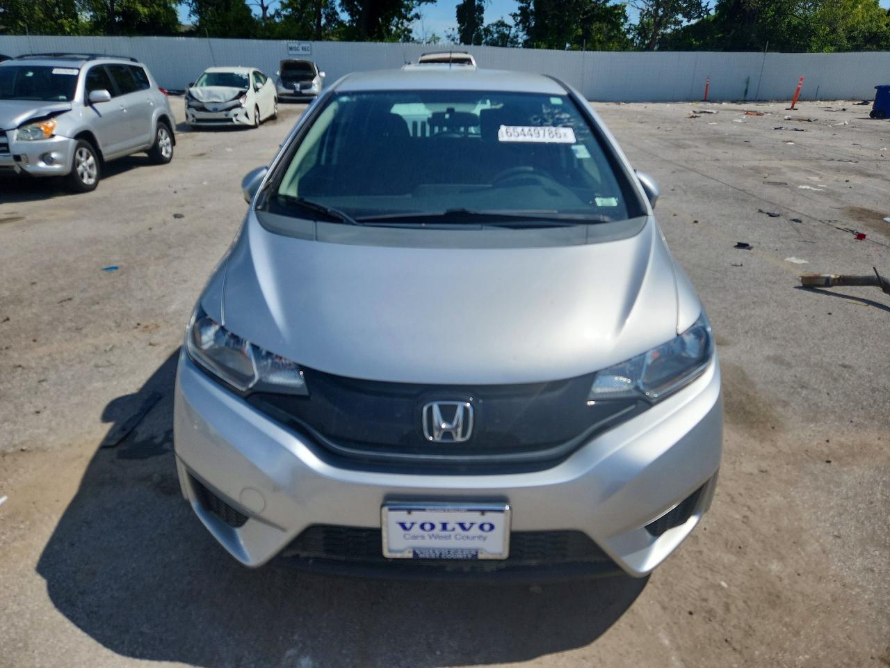 2015 Honda Fit Lx Silver vin: 3HGGK5H51FM735017