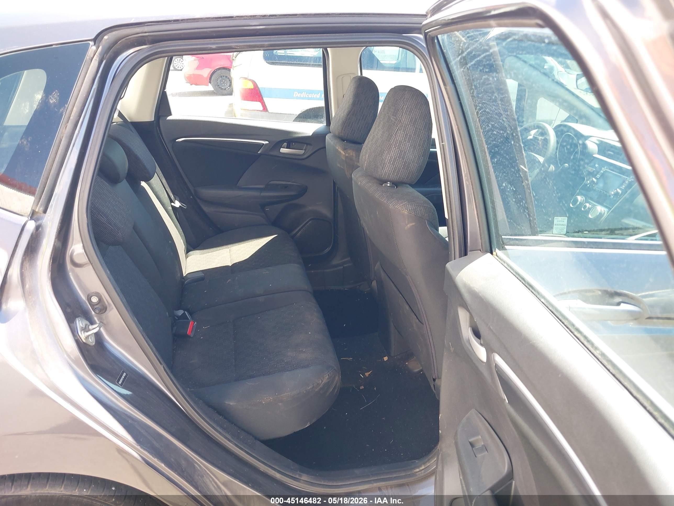 2015 Honda Fit Lx Серый vin: 3HGGK5H51FM740086