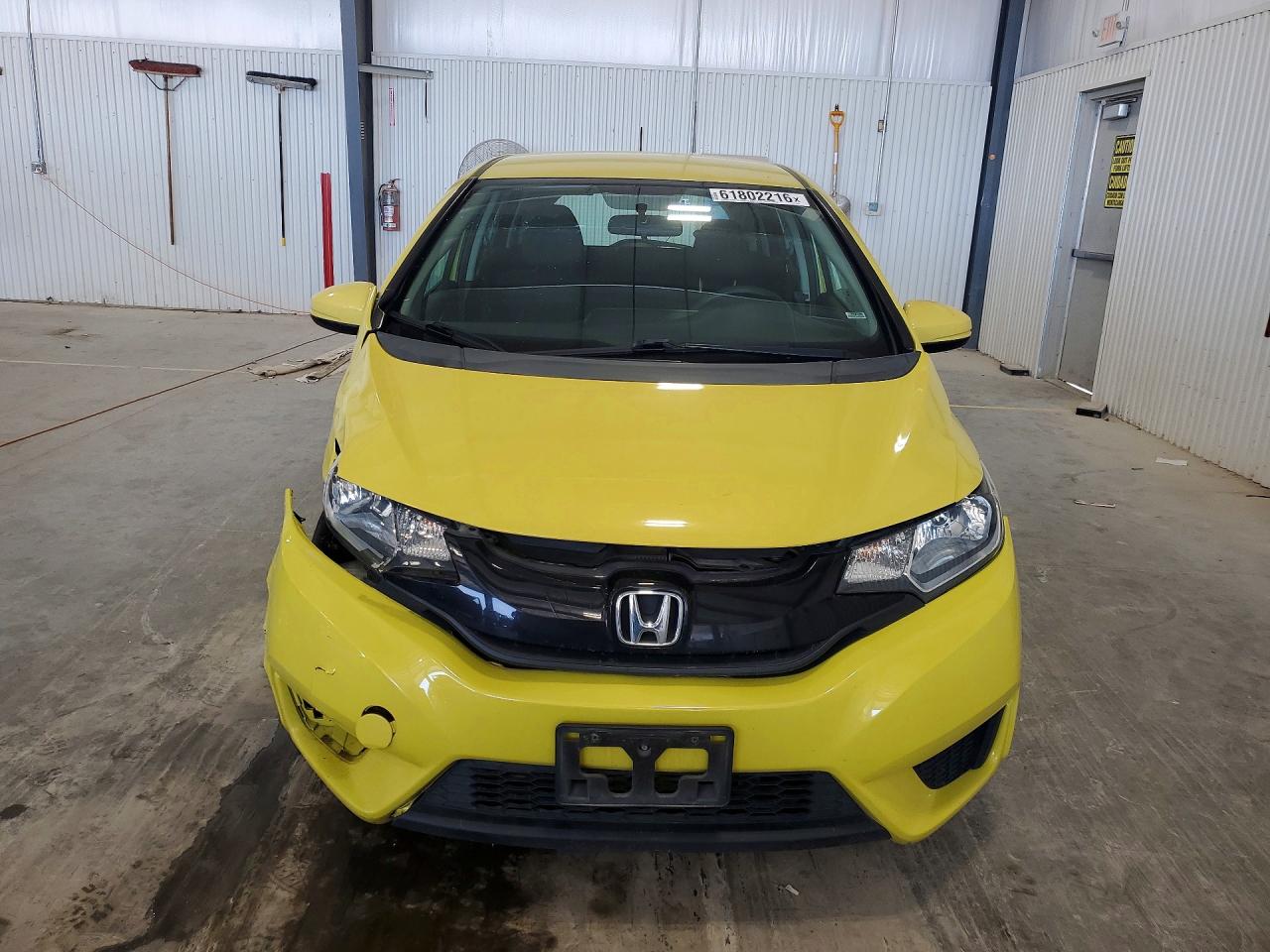 2015 Honda Fit Lx Yellow vin: 3HGGK5H51FM775386