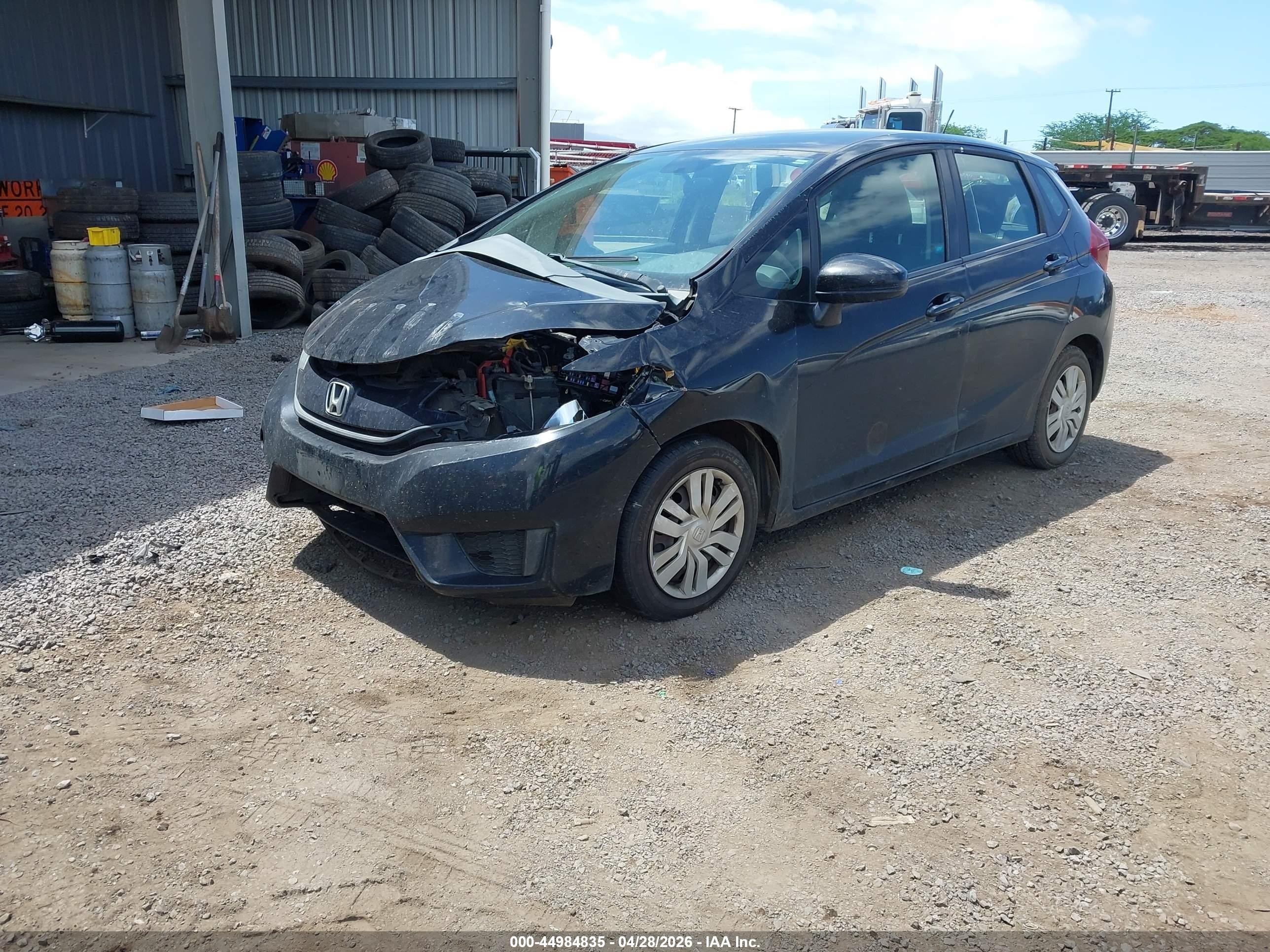 2015 Honda Fit Lx Black vin: 3HGGK5H51FM777929