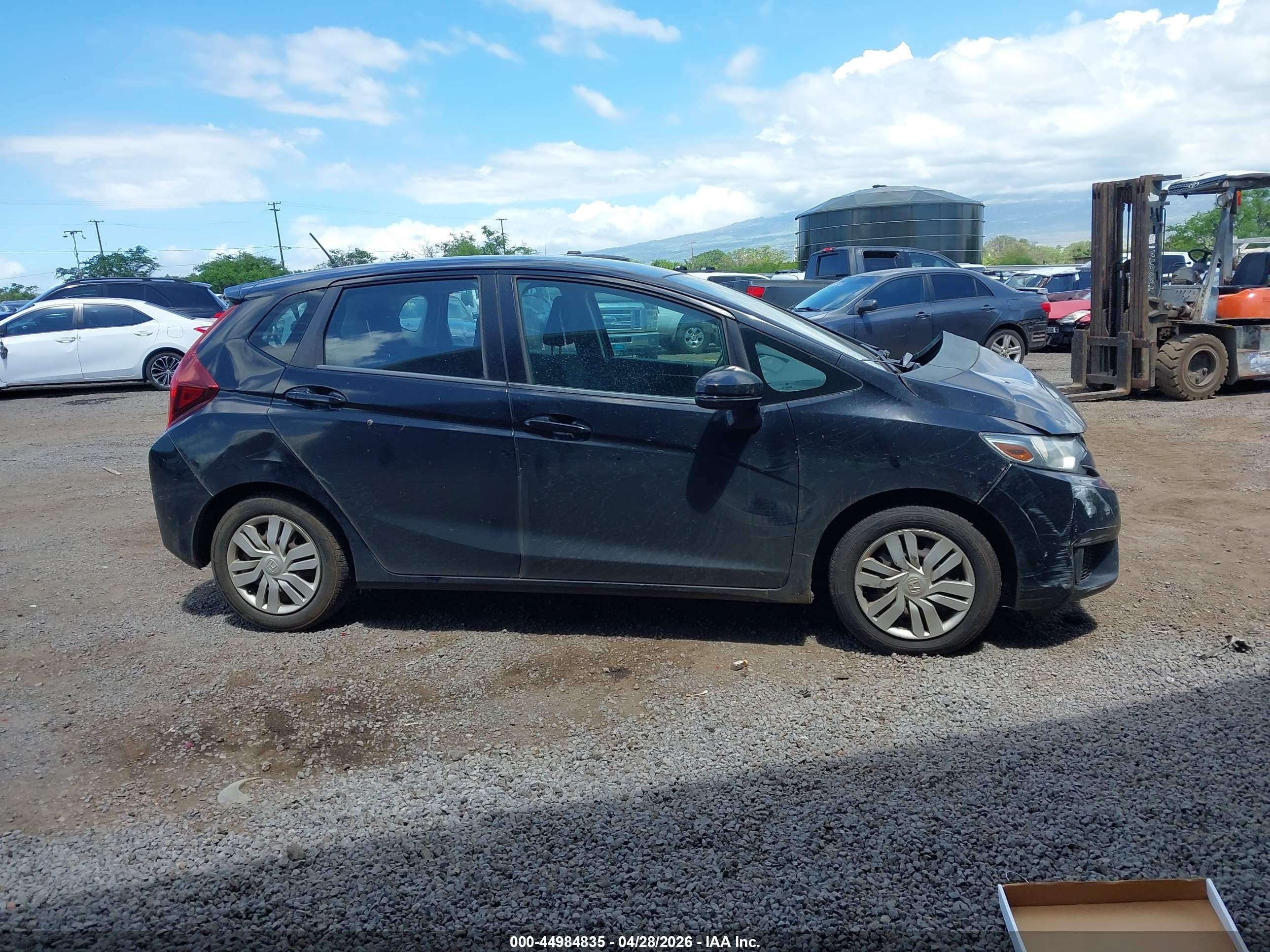 2015 Honda Fit Lx Black vin: 3HGGK5H51FM777929