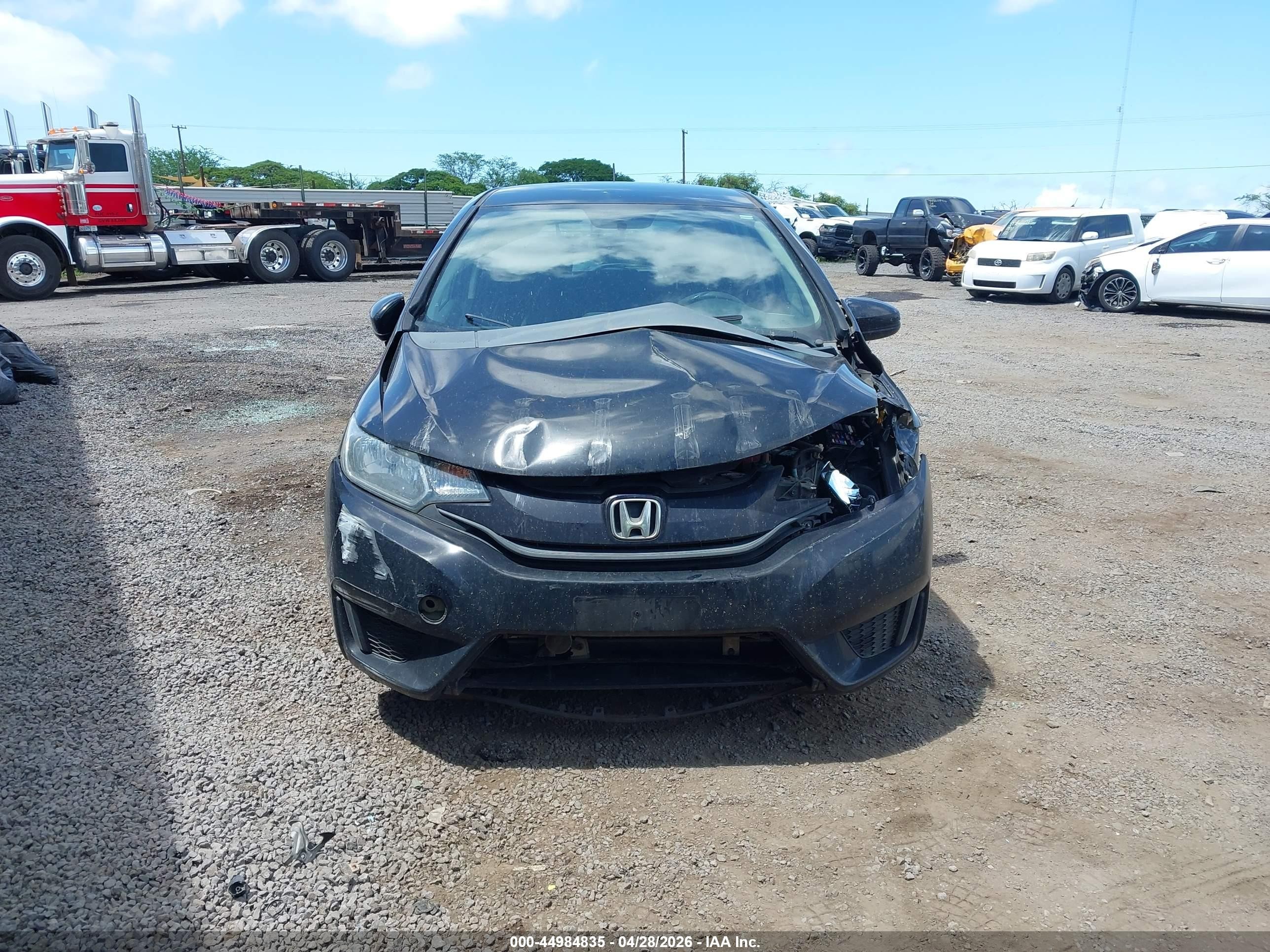 2015 Honda Fit Lx Black vin: 3HGGK5H51FM777929