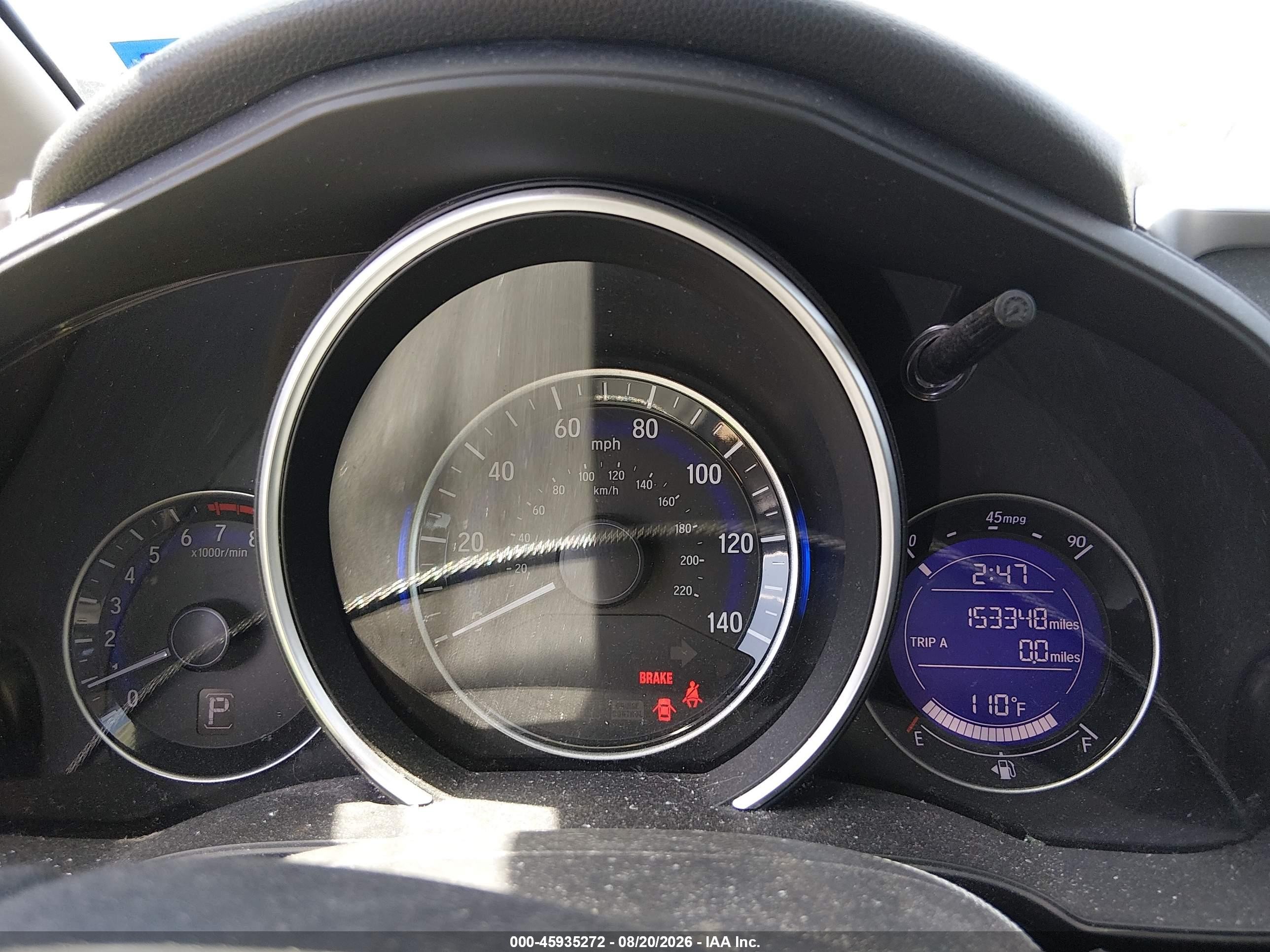 2015 Honda Fit Lx Blue vin: 3HGGK5H51FM780393