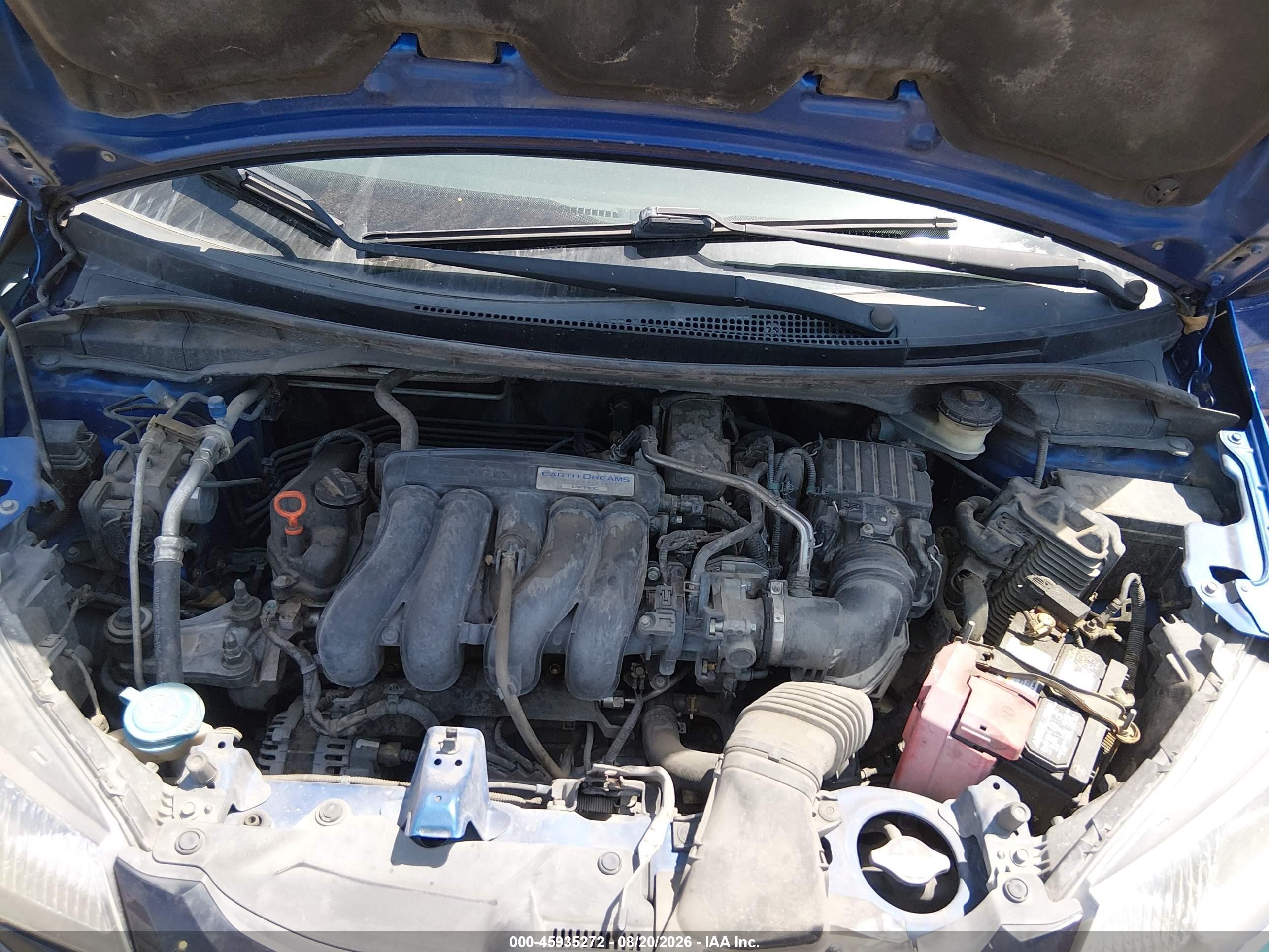 2015 Honda Fit Lx Blue vin: 3HGGK5H51FM780393