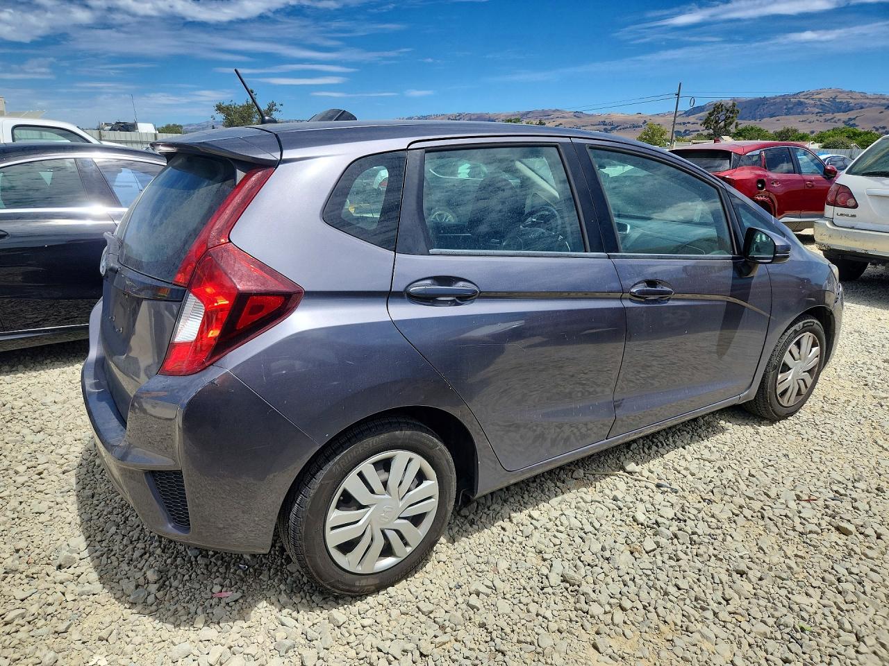 2015 Honda Fit Lx Серый vin: 3HGGK5H51FM784900