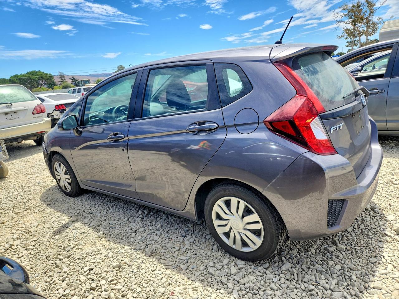 2015 Honda Fit Lx Серый vin: 3HGGK5H51FM784900