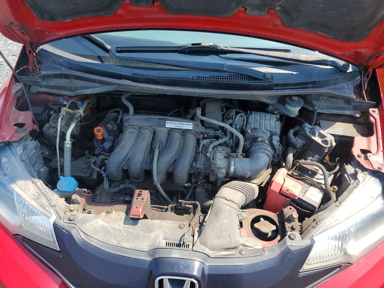 2015 Honda Fit Lx Red vin: 3HGGK5H52FM102123