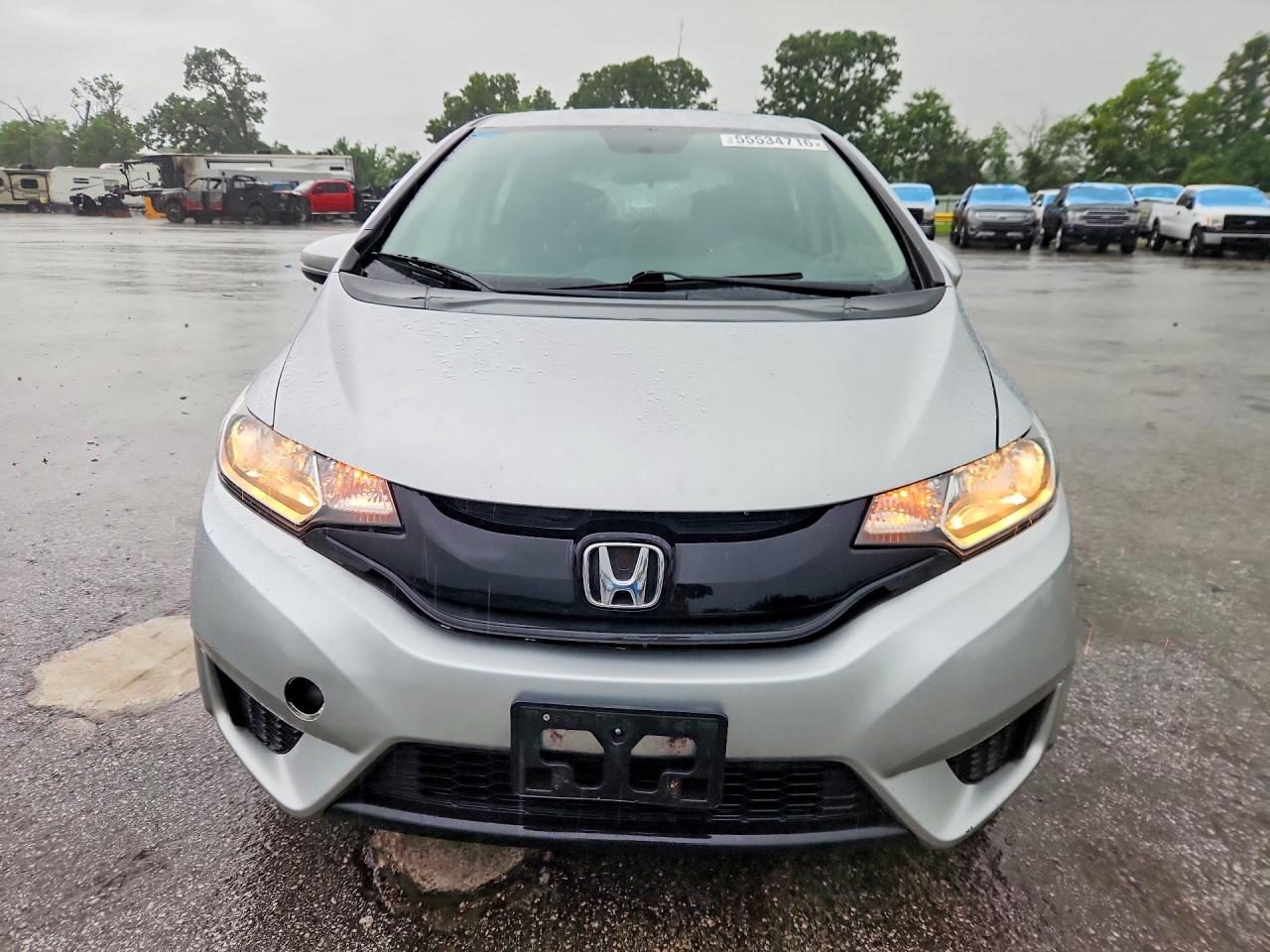 2015 Honda Fit Lx Silver vin: 3HGGK5H52FM714659
