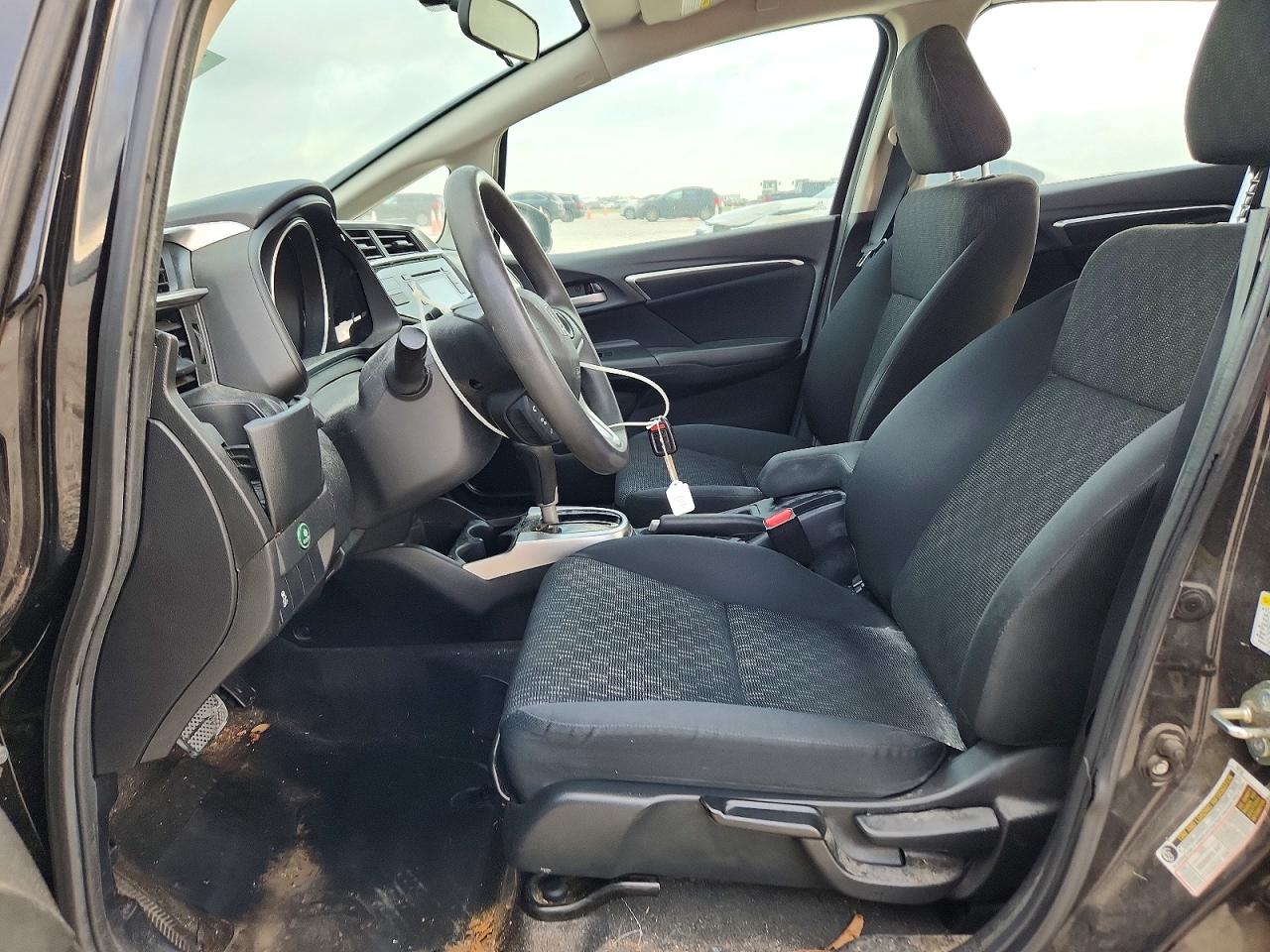2015 Honda Fit Lx Black vin: 3HGGK5H52FM739223