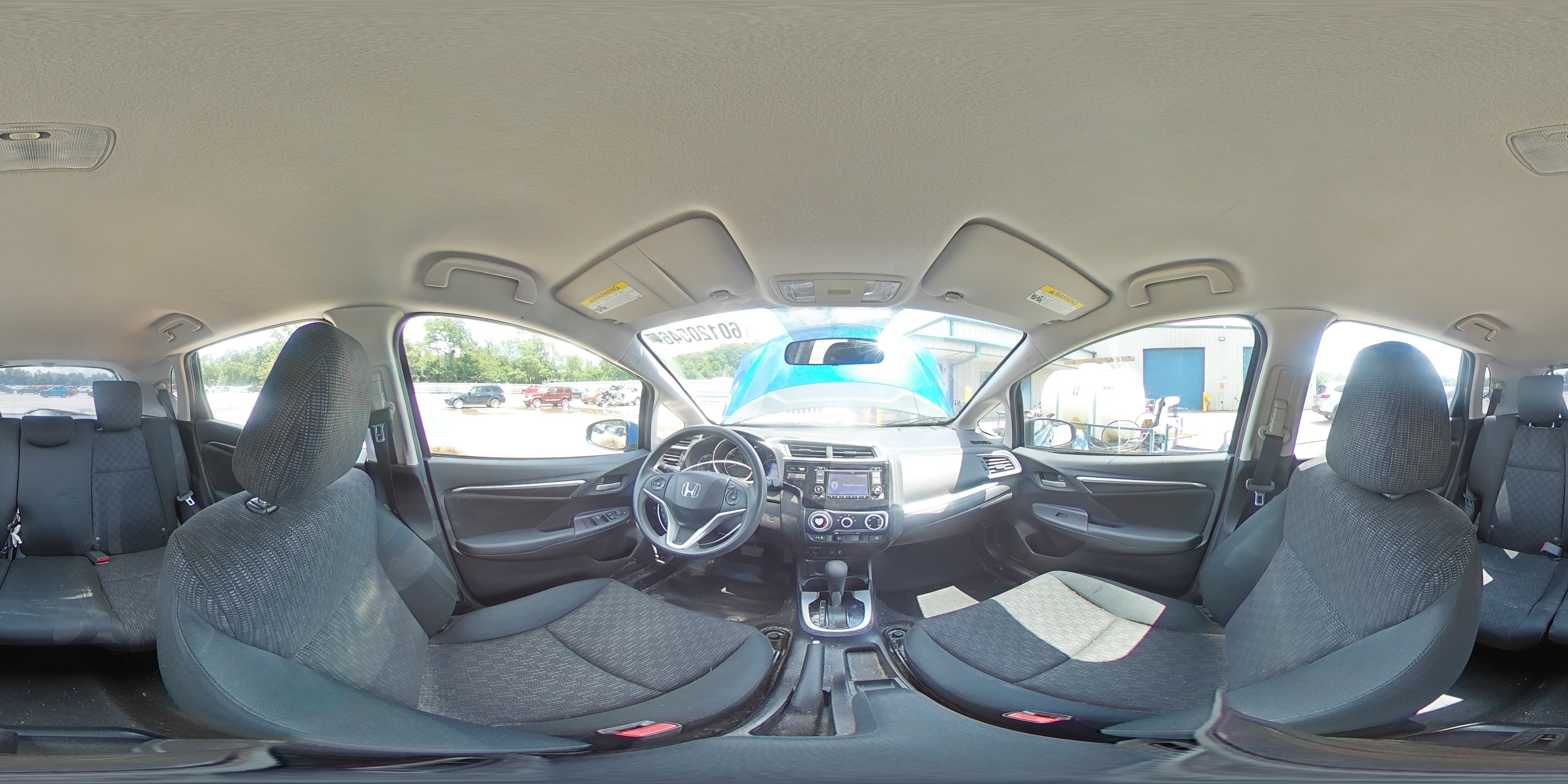2015 Honda Fit Lx Blue vin: 3HGGK5H52FM758421