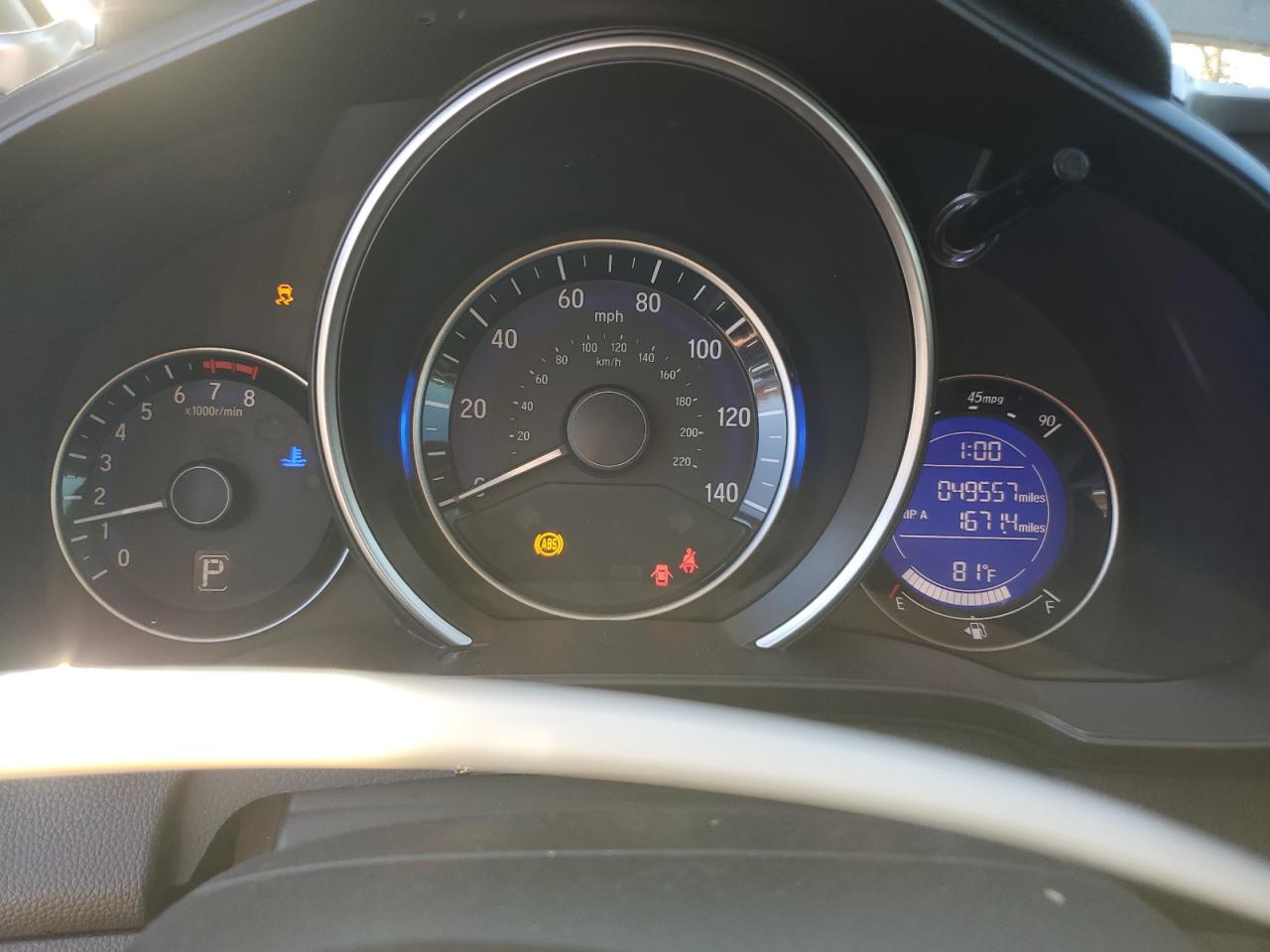 2015 Honda Fit Lx Silver vin: 3HGGK5H52FM768365