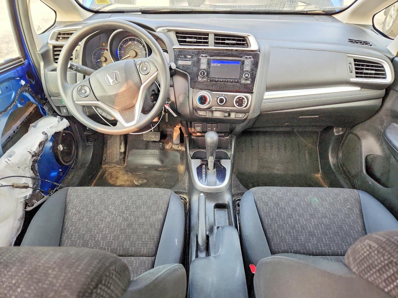 2015 Honda Fit Lx Blue vin: 3HGGK5H52FM786073