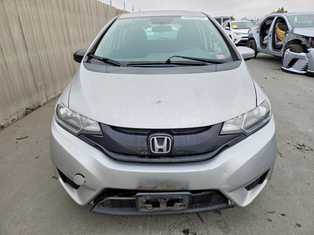 2015 Honda Fit Lx Silver vin: 3HGGK5H52FM786333