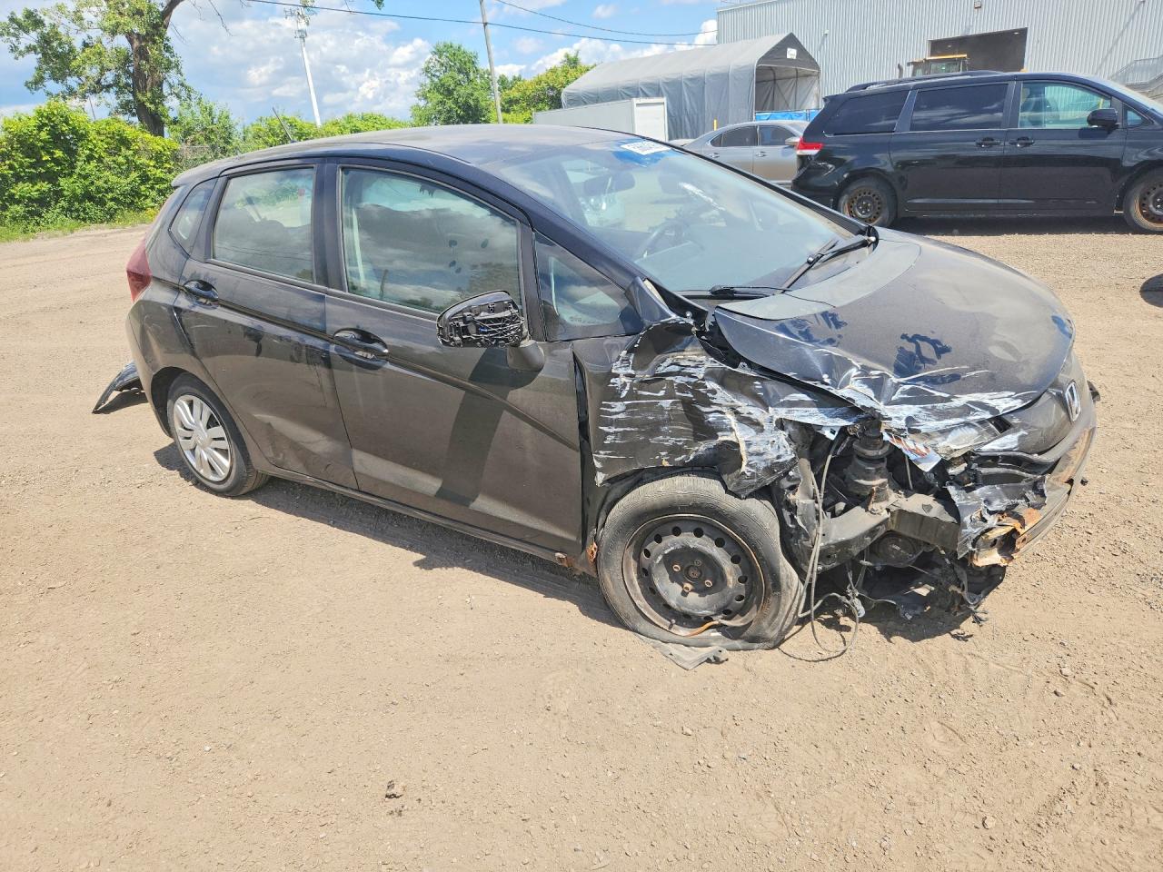 2015 Honda Fit Lx Black vin: 3HGGK5H53FM107797
