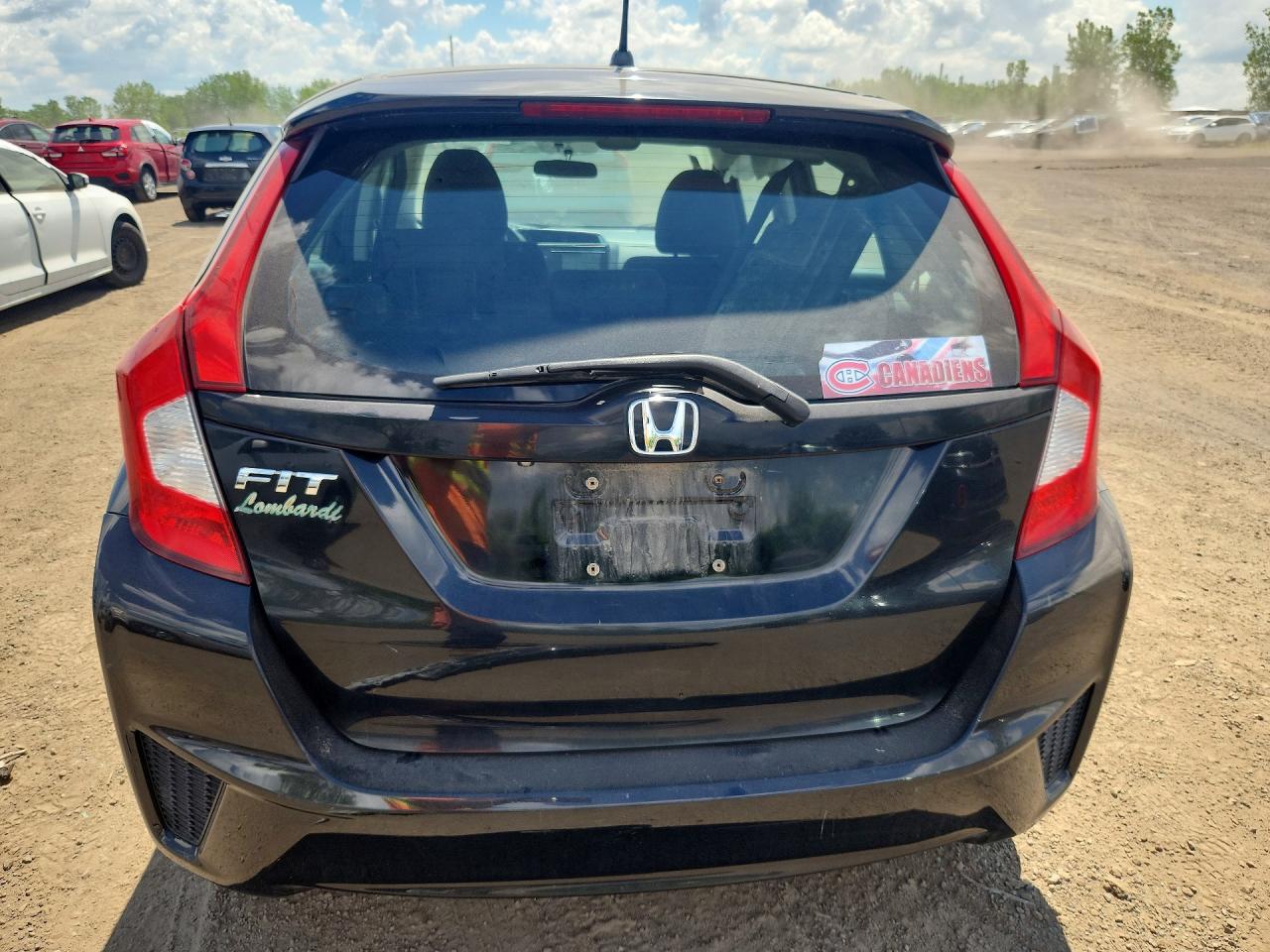 2015 Honda Fit Lx Black vin: 3HGGK5H53FM107797