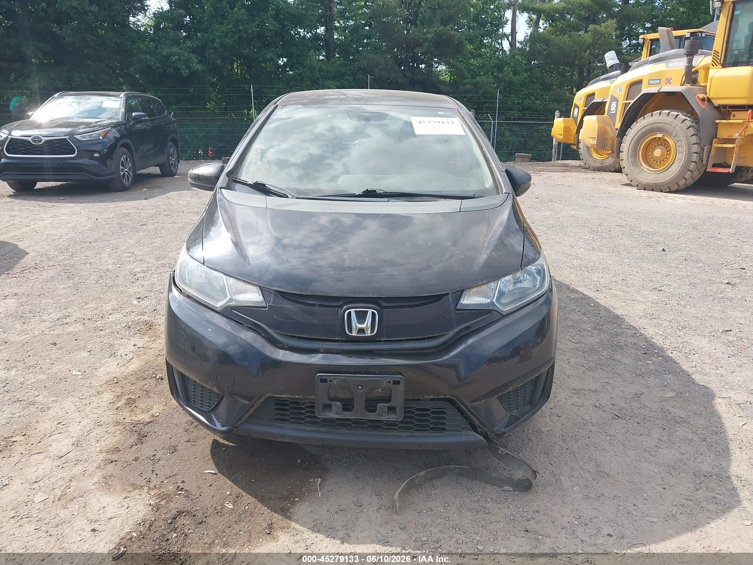 2015 Honda Fit Lx Черный vin: 3HGGK5H53FM744060