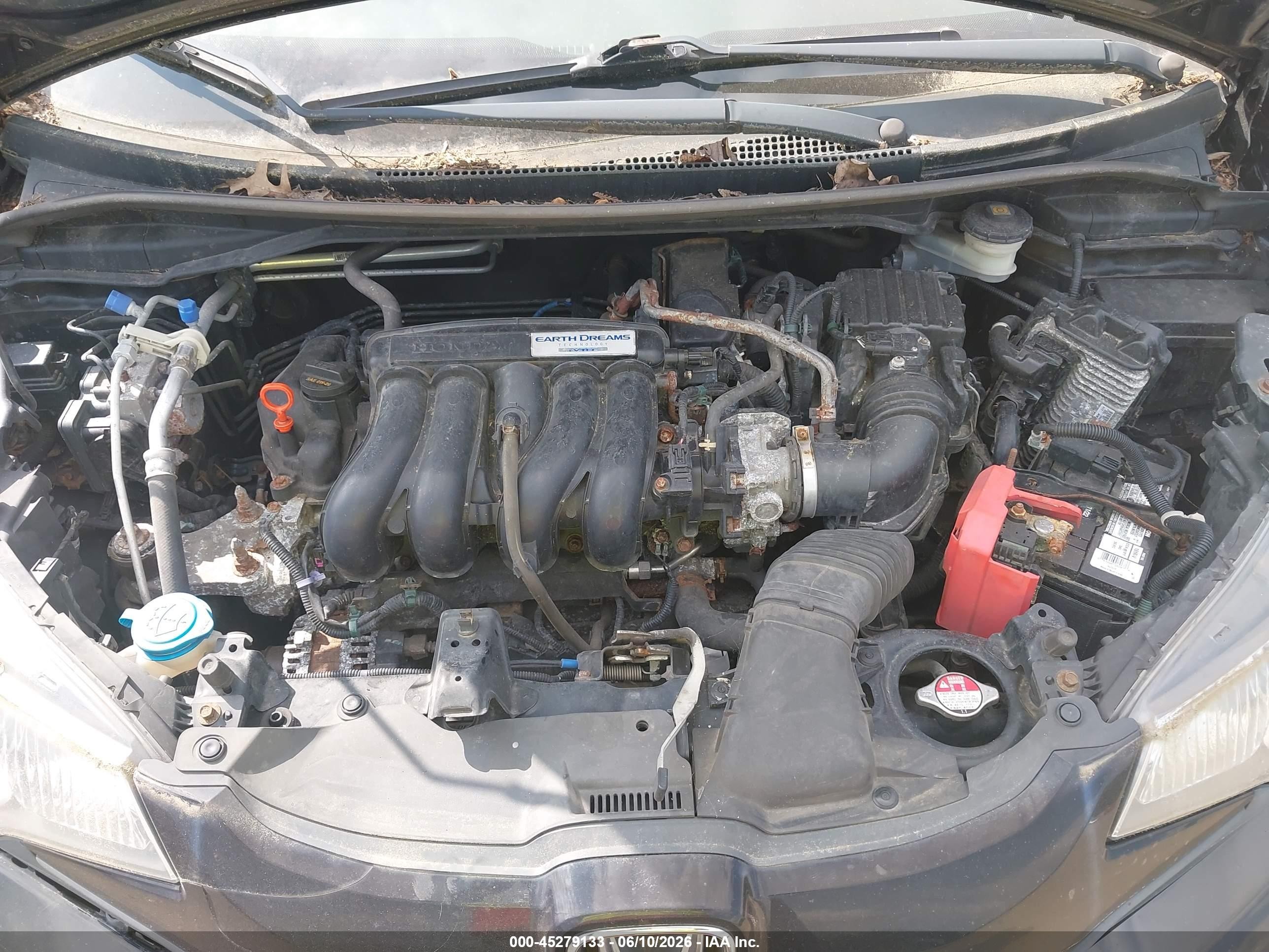 2015 Honda Fit Lx Черный vin: 3HGGK5H53FM744060