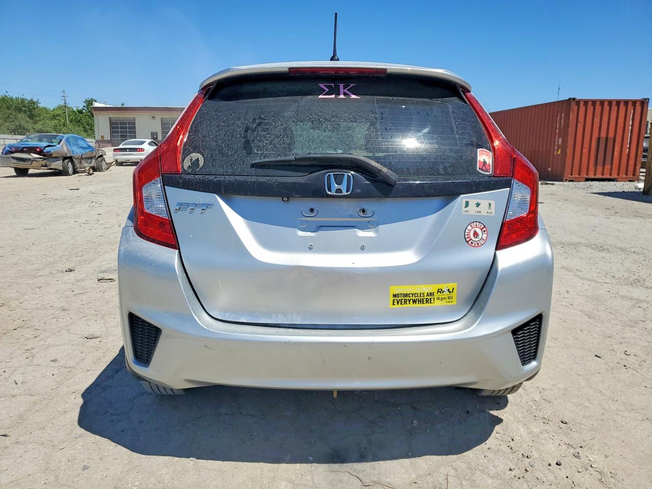 2015 Honda Fit Lx Silver vin: 3HGGK5H53FM764678