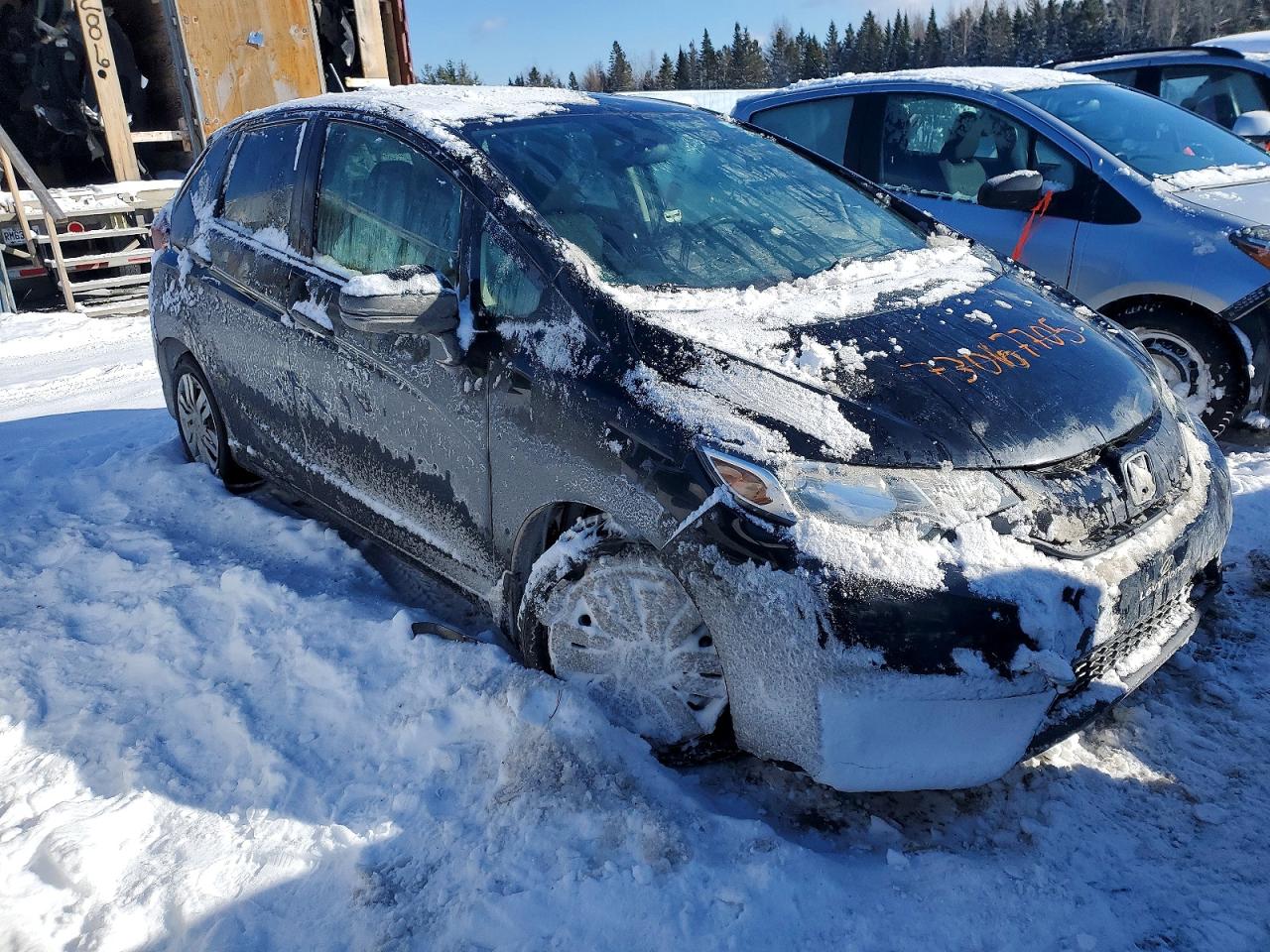 2015 Honda Fit Lx Черный vin: 3HGGK5H54FM106383