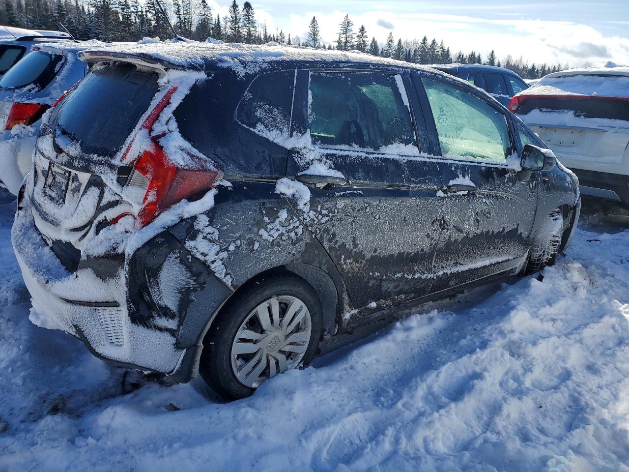 2015 Honda Fit Lx Черный vin: 3HGGK5H54FM106383