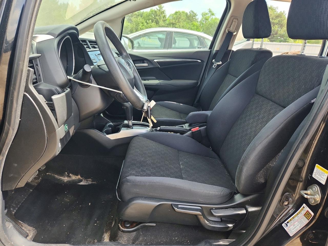 2015 Honda Fit Lx Black vin: 3HGGK5H54FM744021