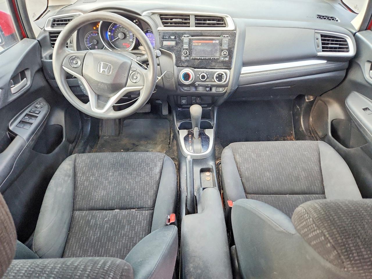 2015 Honda Fit Lx Red vin: 3HGGK5H54FM744620