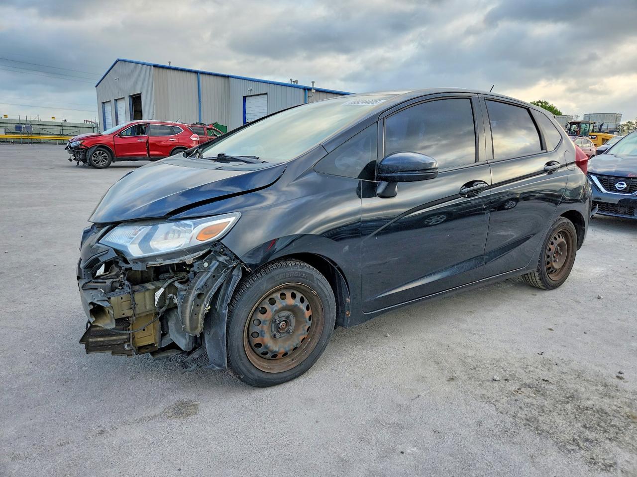 2015 Honda Fit Lx Black vin: 3HGGK5H54FM778217
