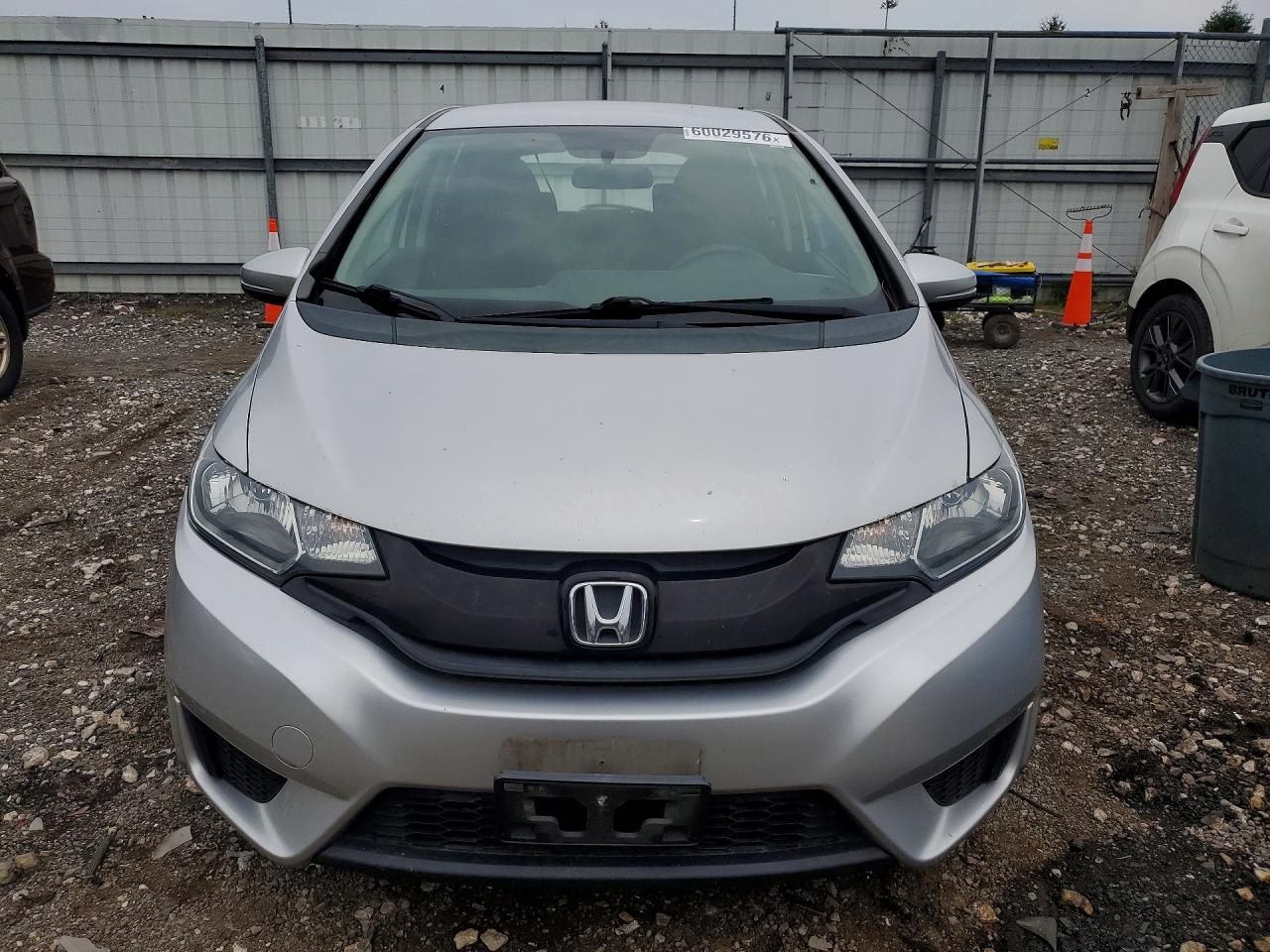 2015 Honda Fit Lx Silver vin: 3HGGK5H54FM784325