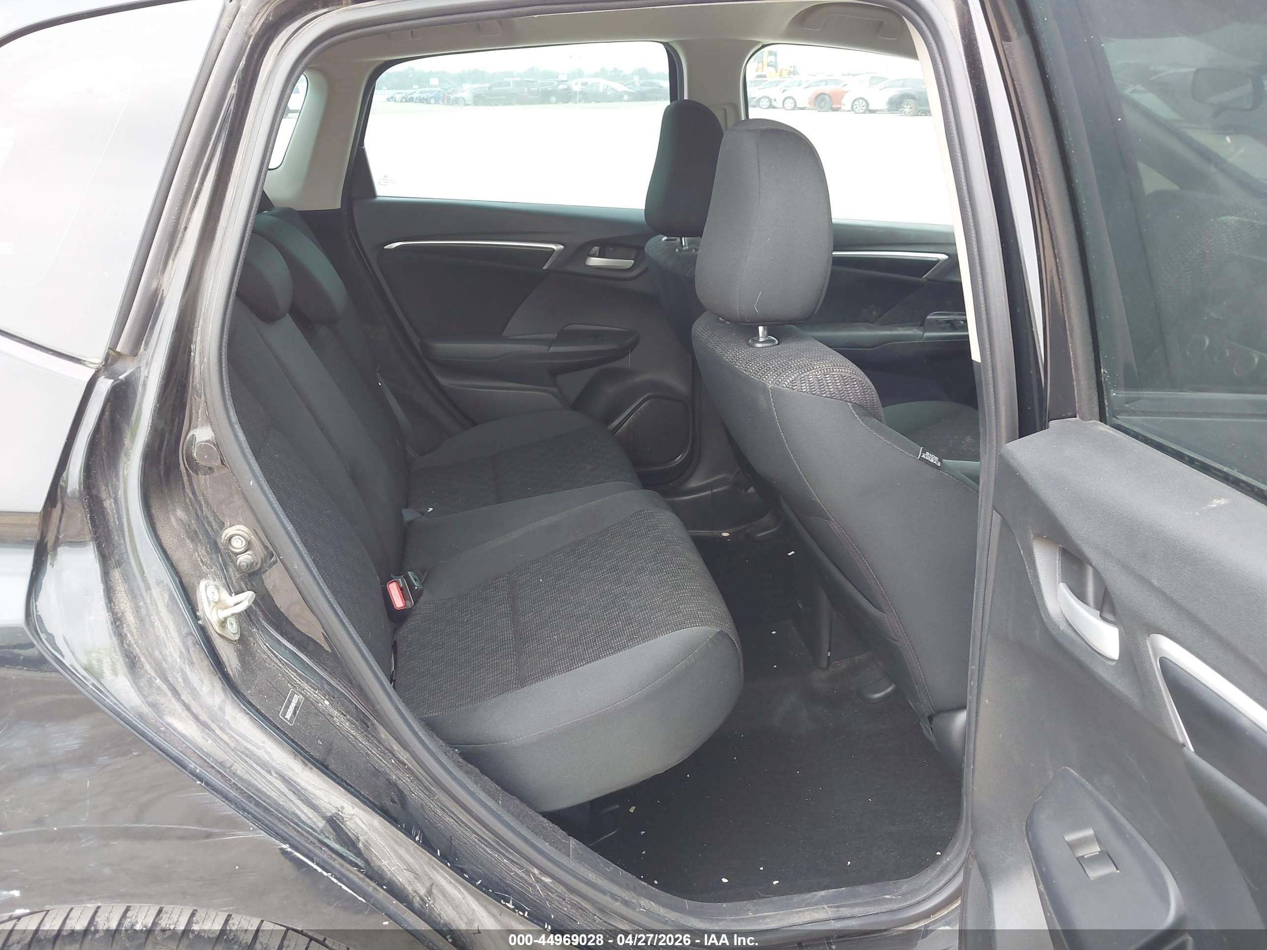 2017 Honda Fit Lx Black vin: 3HGGK5H55HM705375