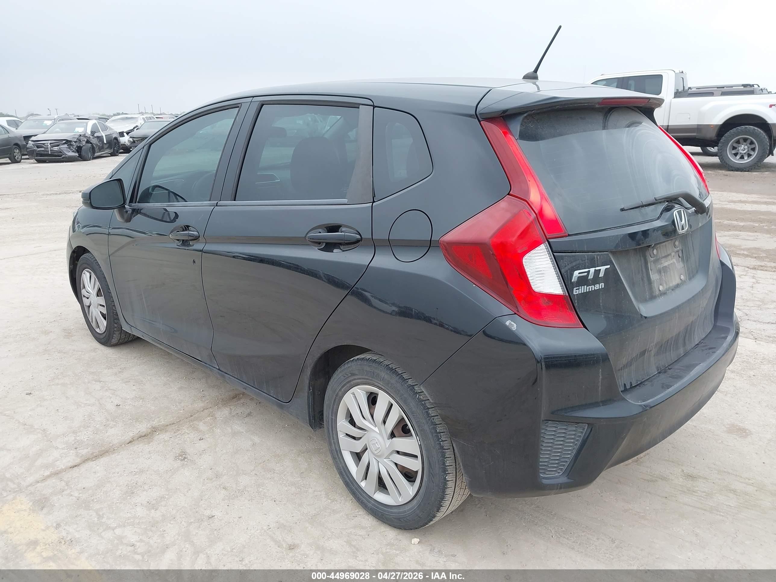 2017 Honda Fit Lx Black vin: 3HGGK5H55HM705375