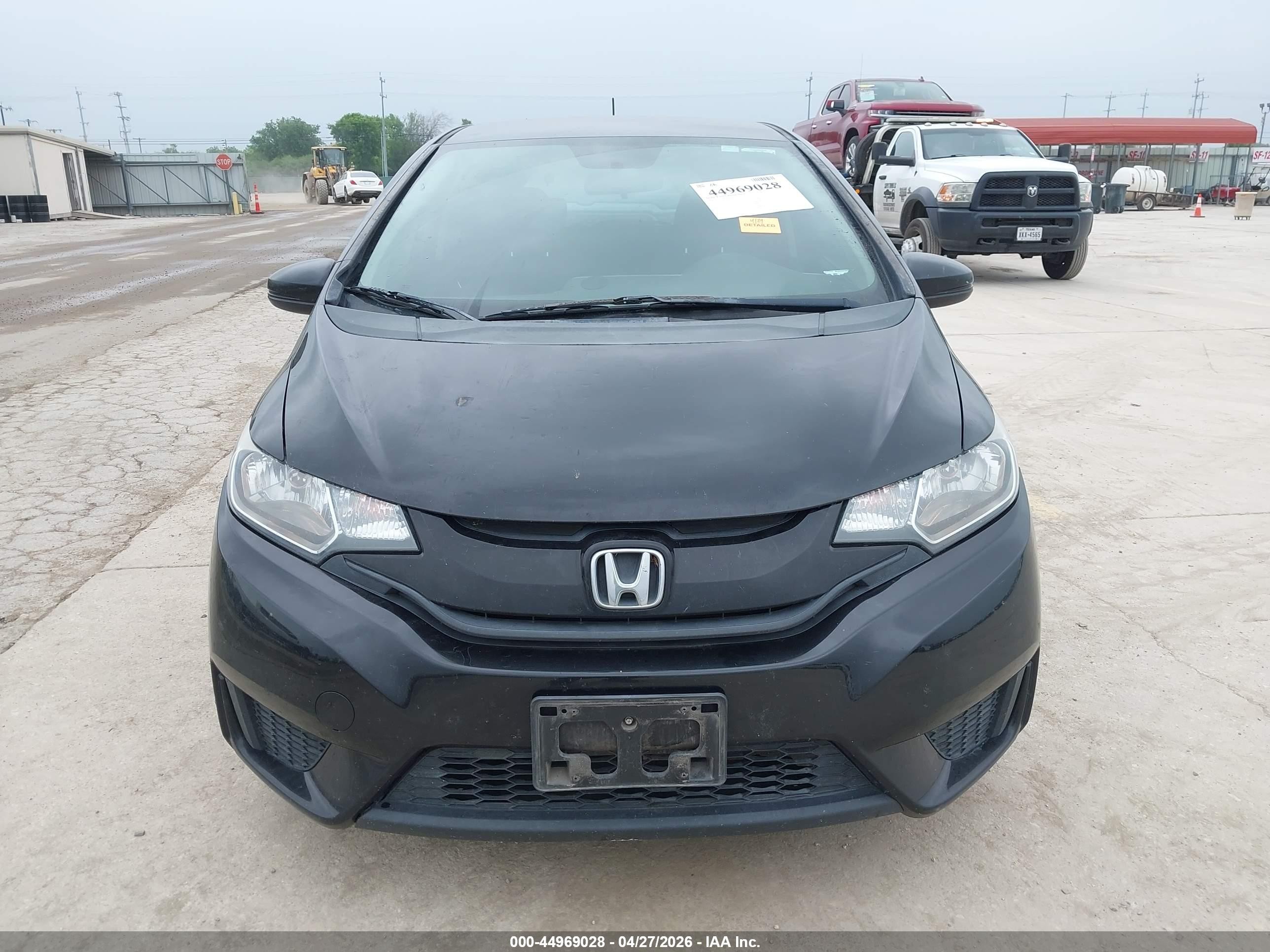 2017 Honda Fit Lx Black vin: 3HGGK5H55HM705375