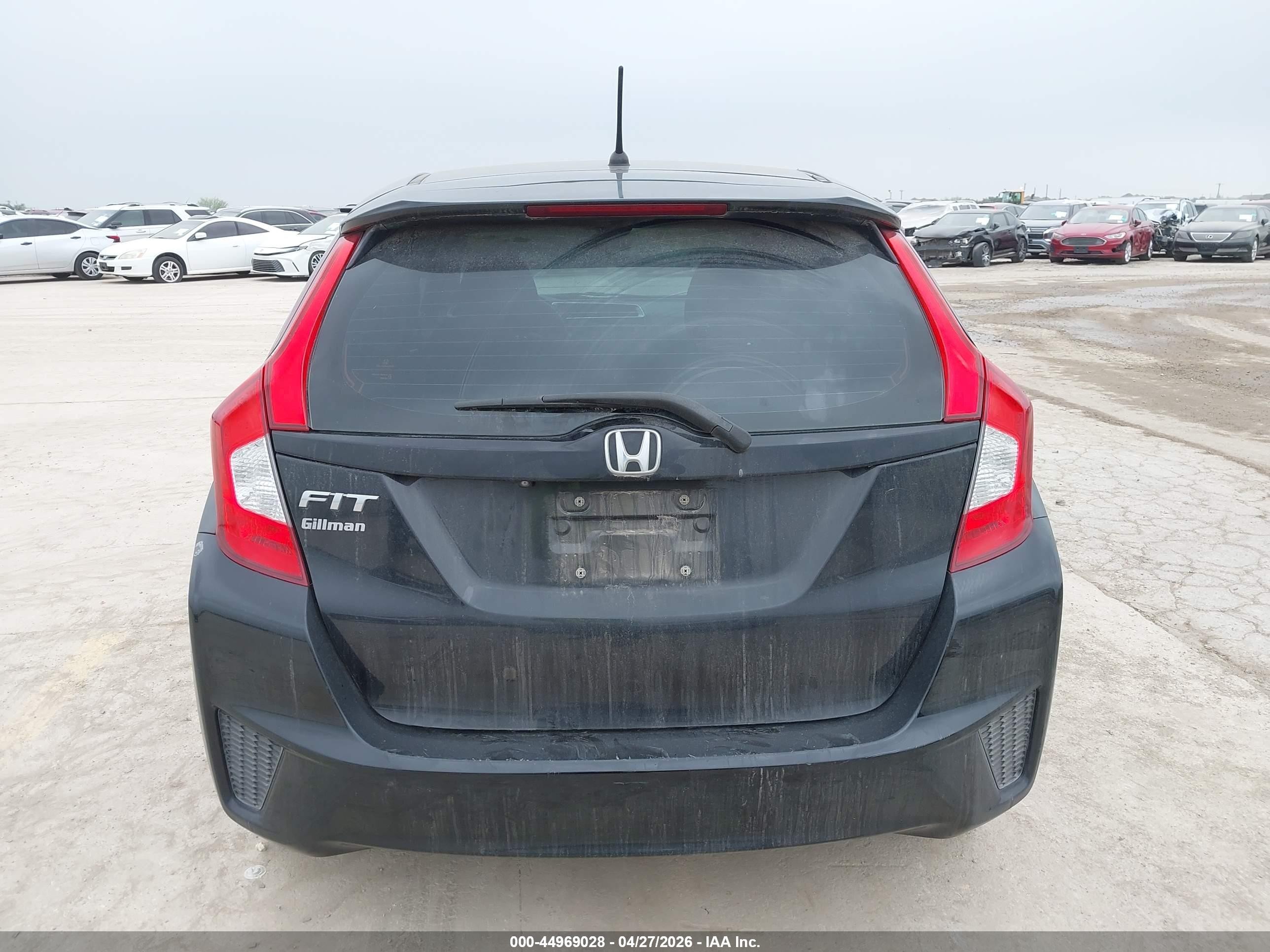 2017 Honda Fit Lx Black vin: 3HGGK5H55HM705375