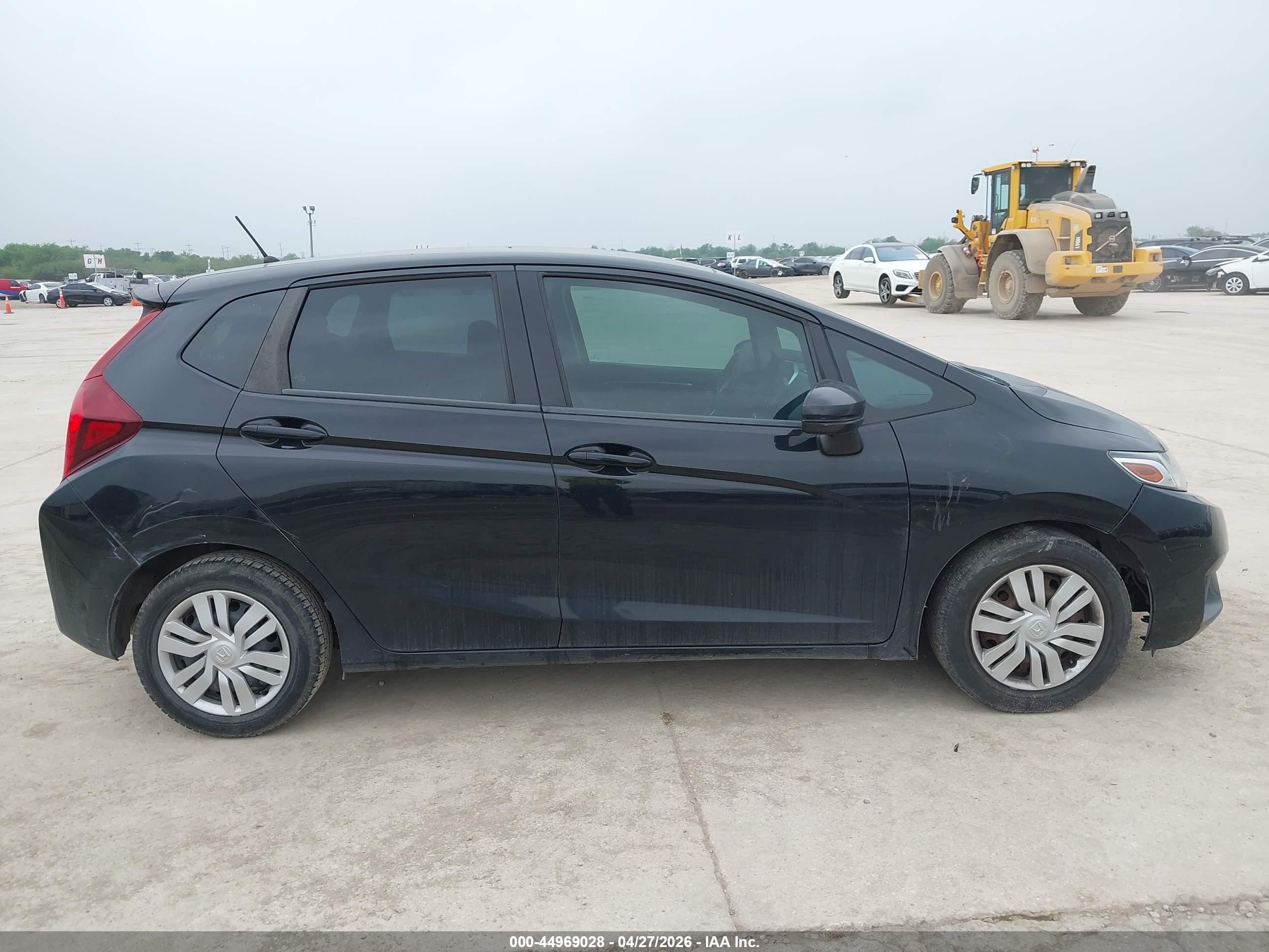 2017 Honda Fit Lx Black vin: 3HGGK5H55HM705375