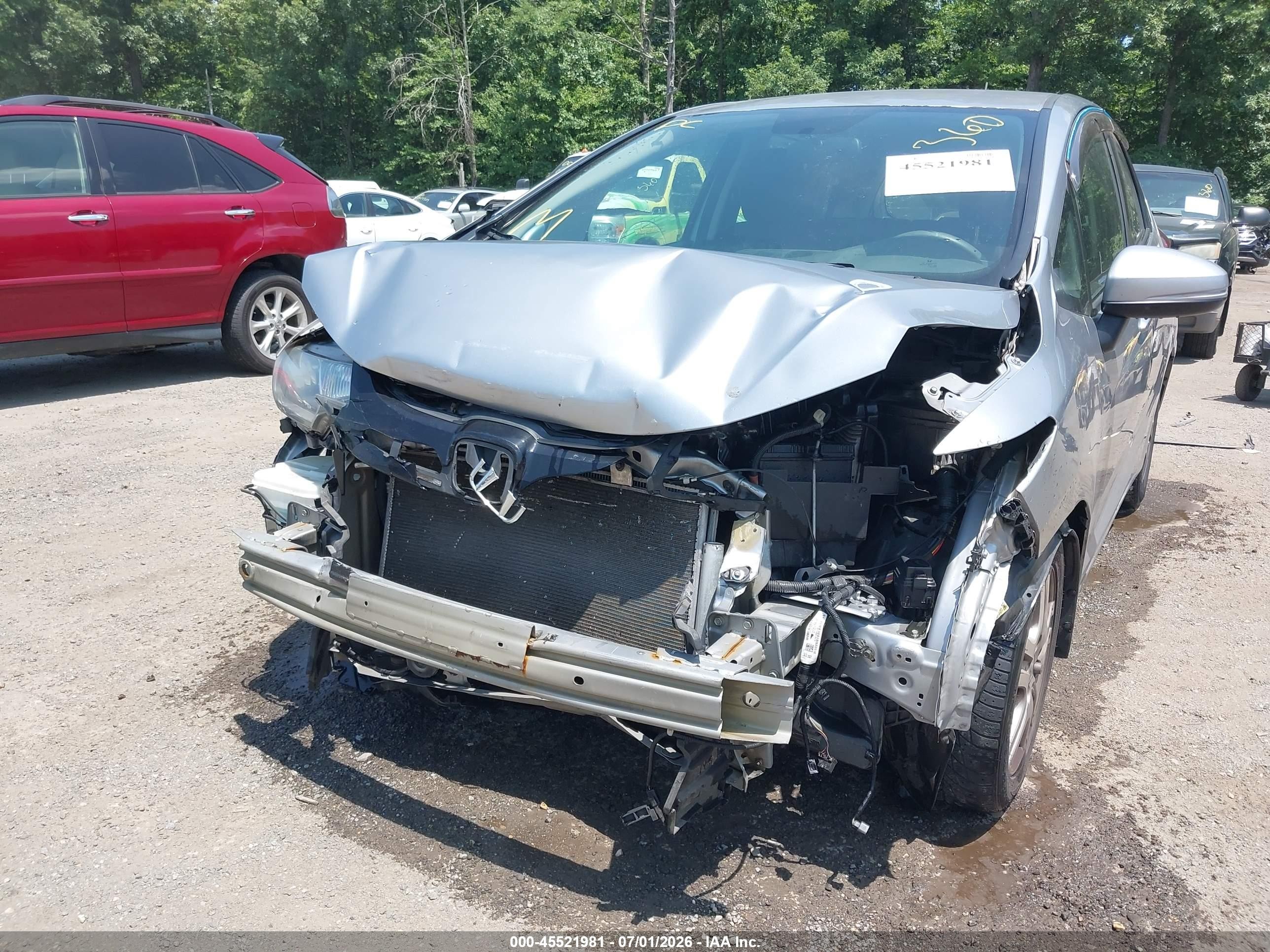 2017 Honda Fit Lx Silver vin: 3HGGK5H55HM710804