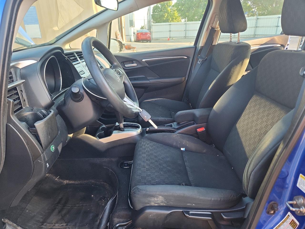 2015 Honda Fit Lx Blue vin: 3HGGK5H56FM771849