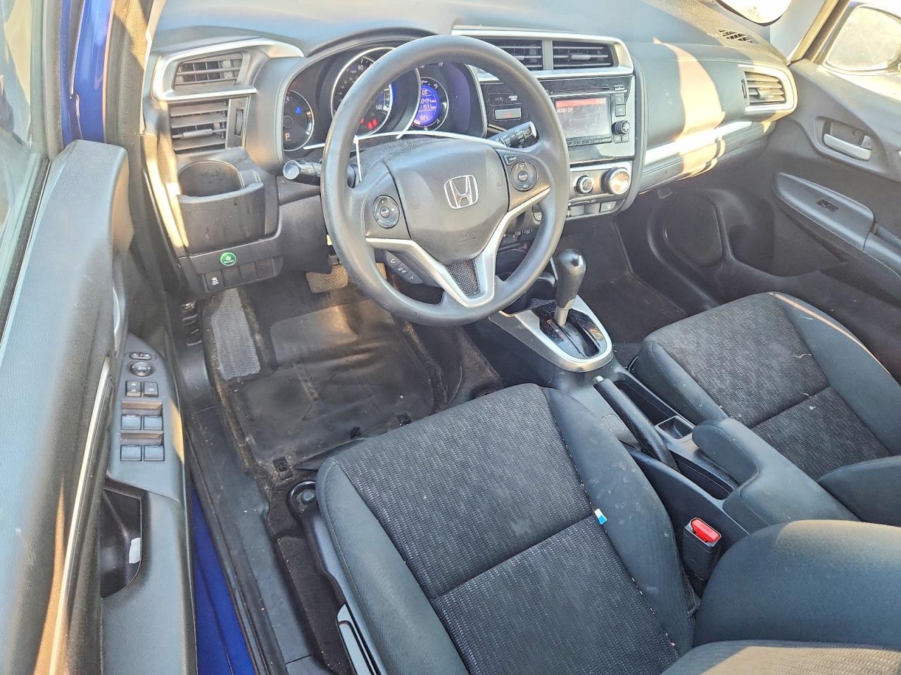 2015 Honda Fit Lx Blue vin: 3HGGK5H56FM771849