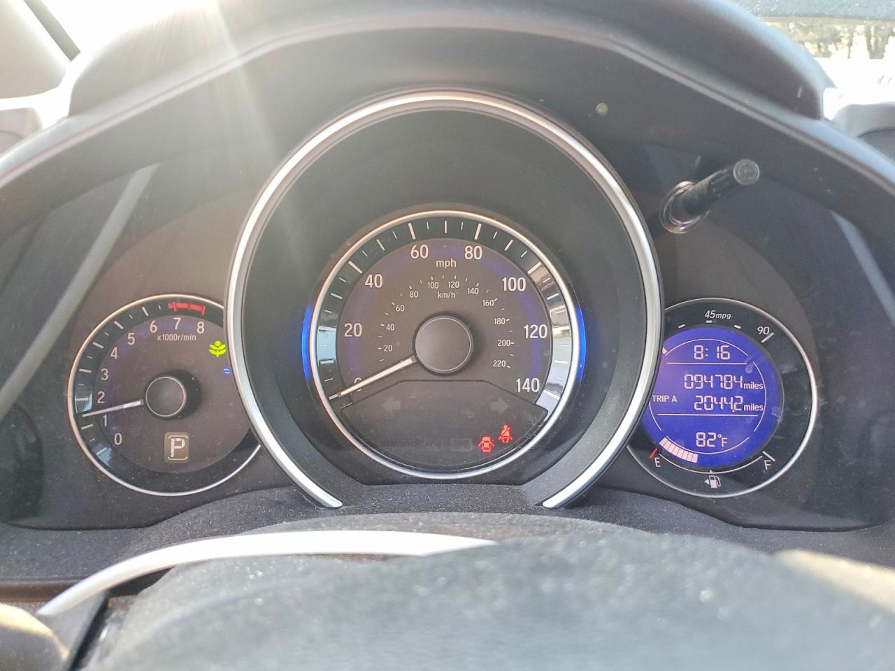 2015 Honda Fit Lx Silver vin: 3HGGK5H57FM726676