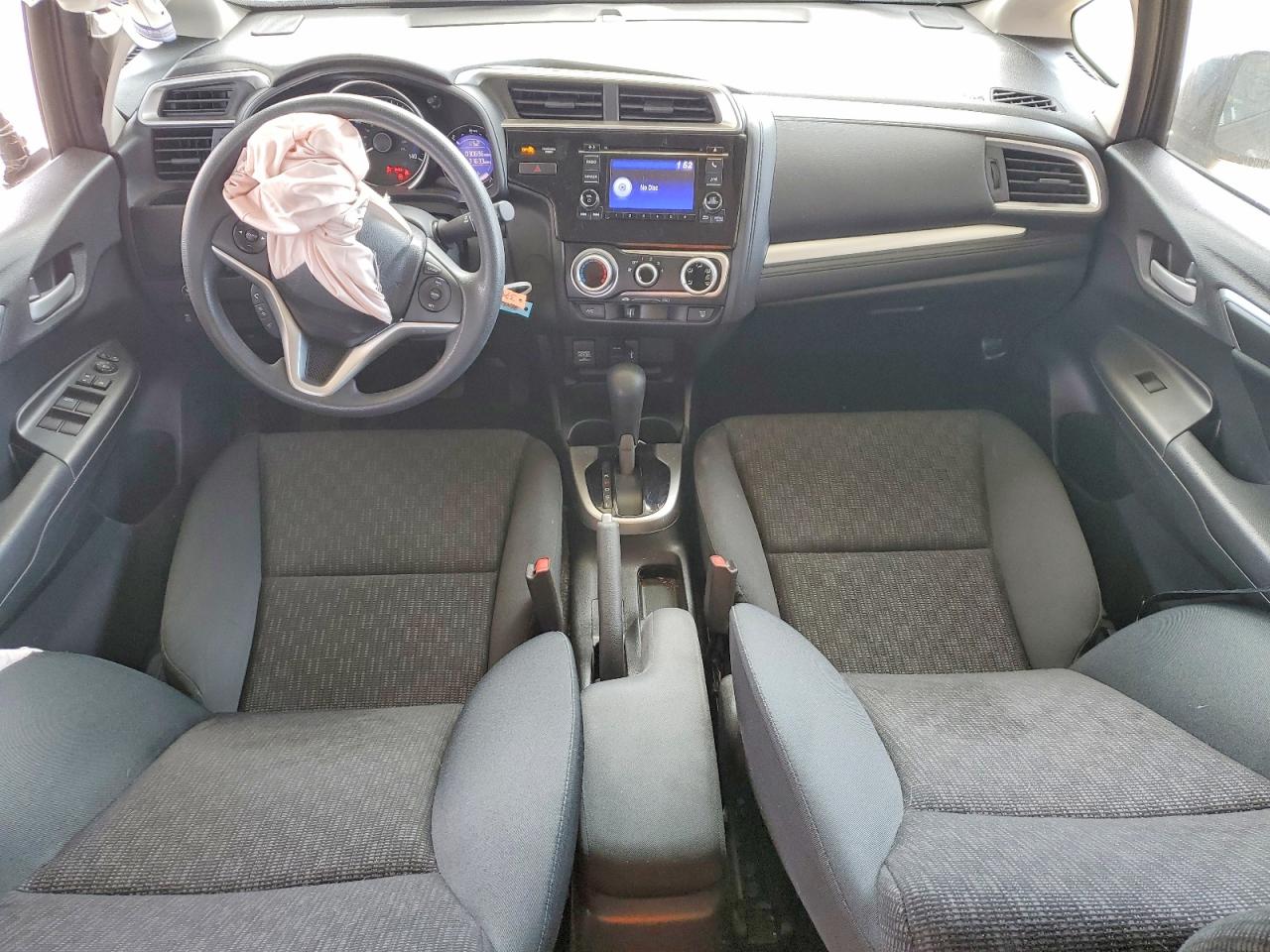 2015 Honda Fit Lx Gray vin: 3HGGK5H57FM744238