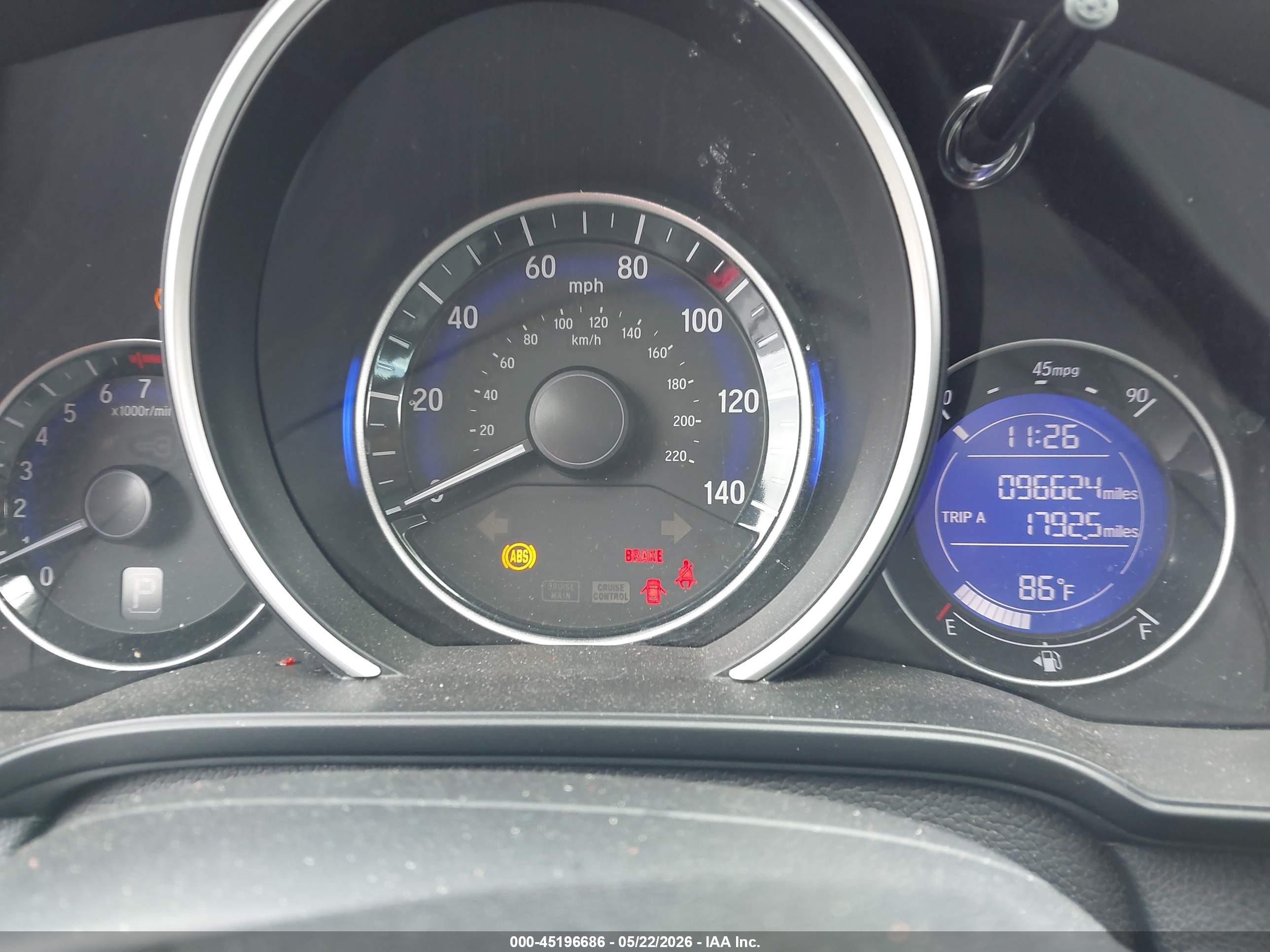 2015 Honda Fit Lx Серый vin: 3HGGK5H57FM755093